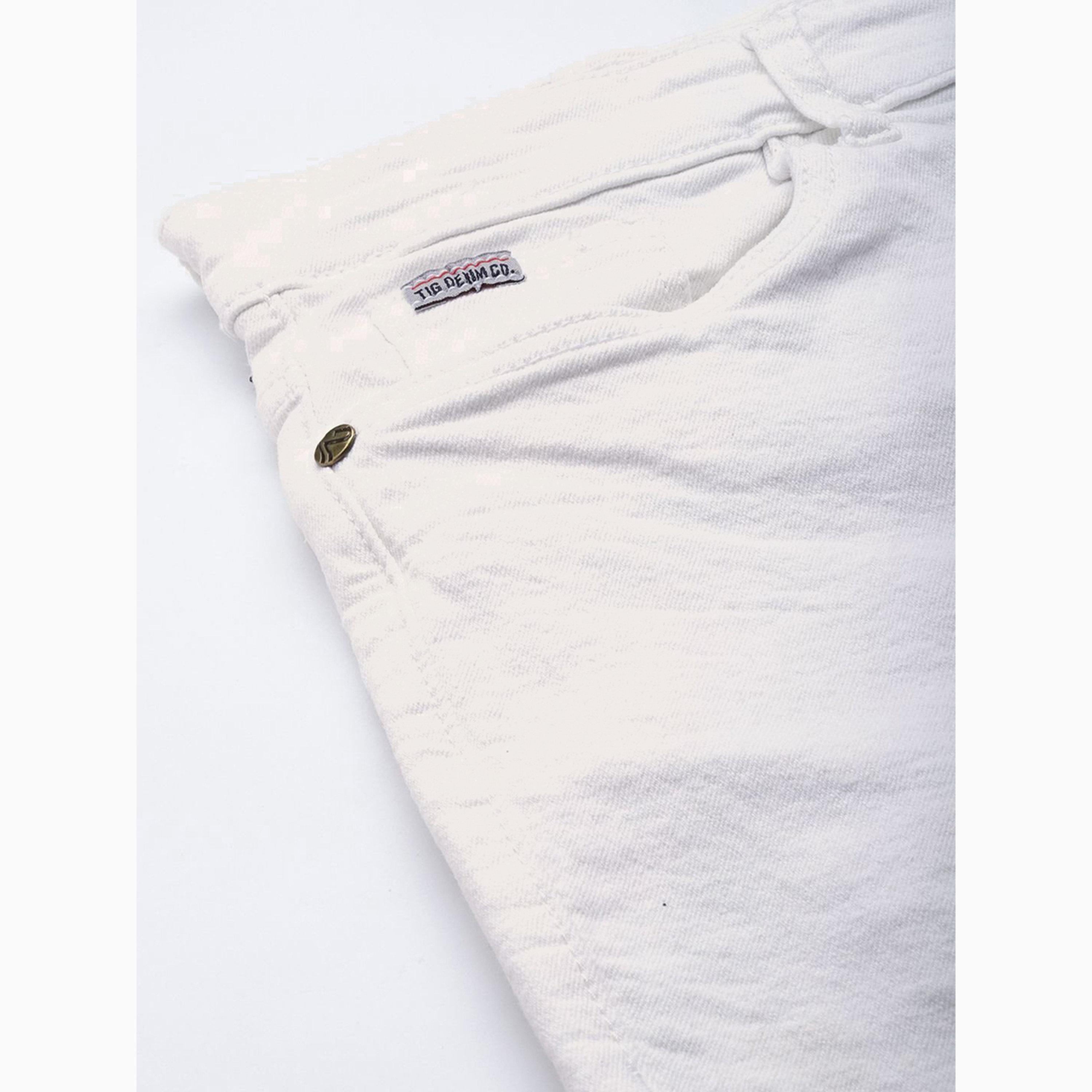 شورت دنيم مطبوع وقصة ضيقة للرجال-men-clothing-bottoms-shorts-image-6