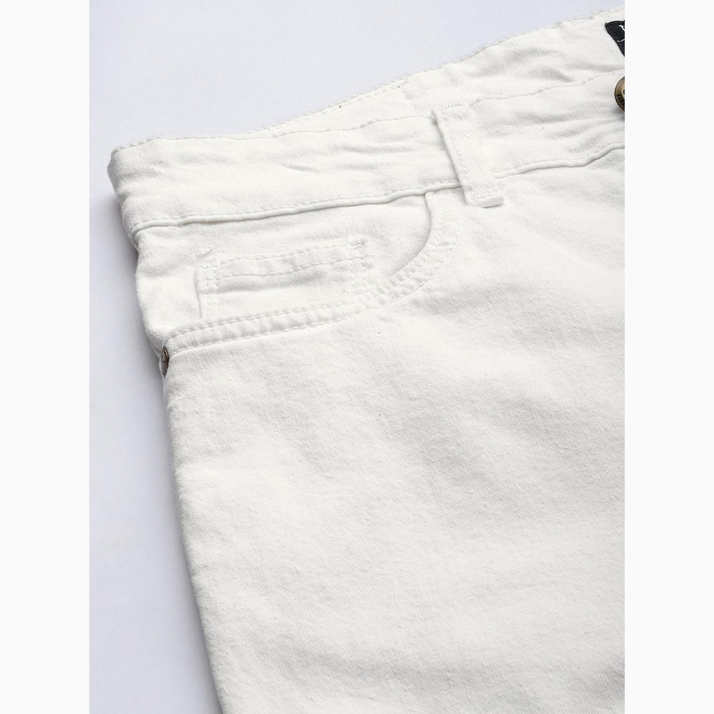 شورت دنيم مطبوع بقصة ضيقة للرجال-men-clothing-bottoms-shorts-image-6
