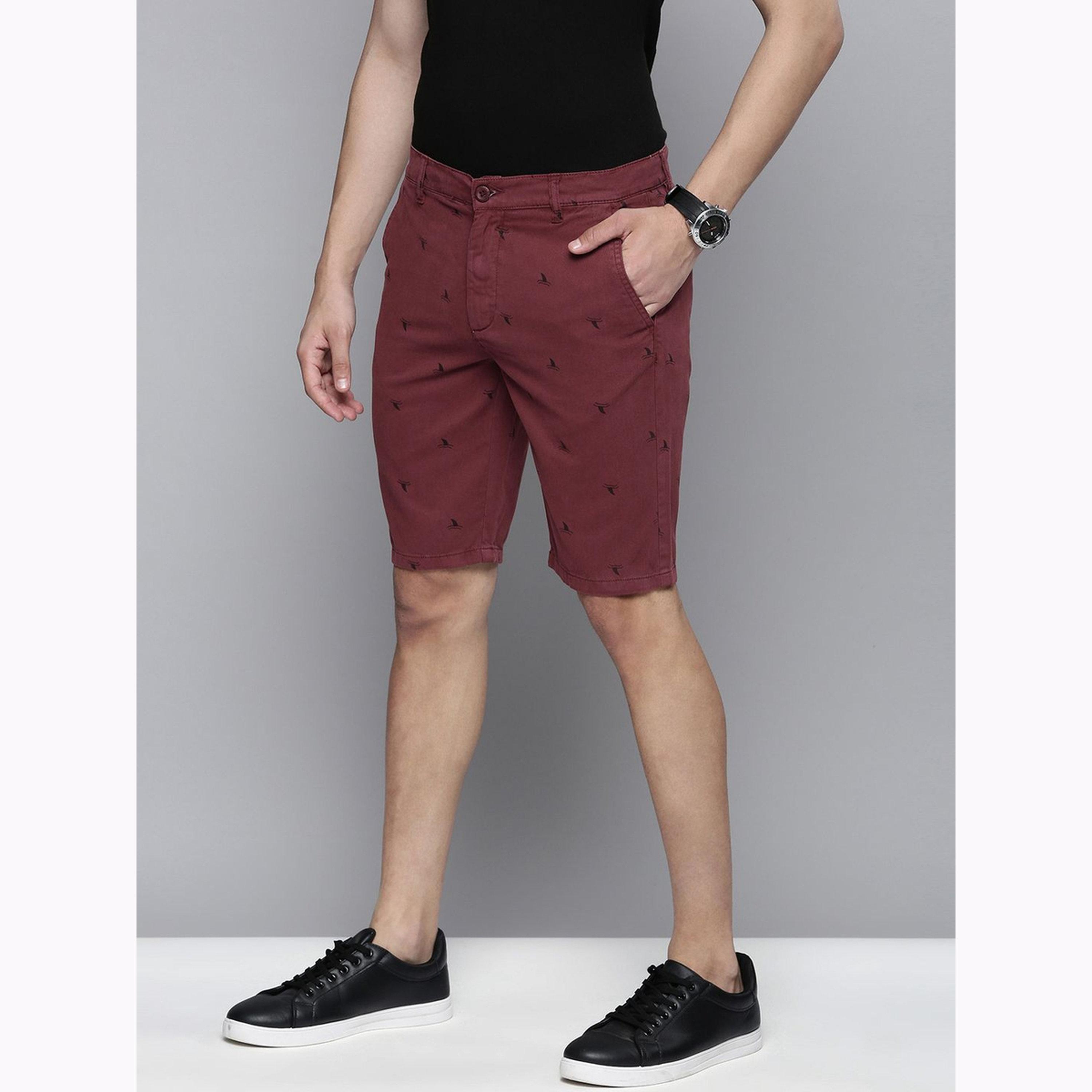شورت سادة بقصة ضيقة للرجال-men-clothing-bottoms-shorts-image-5