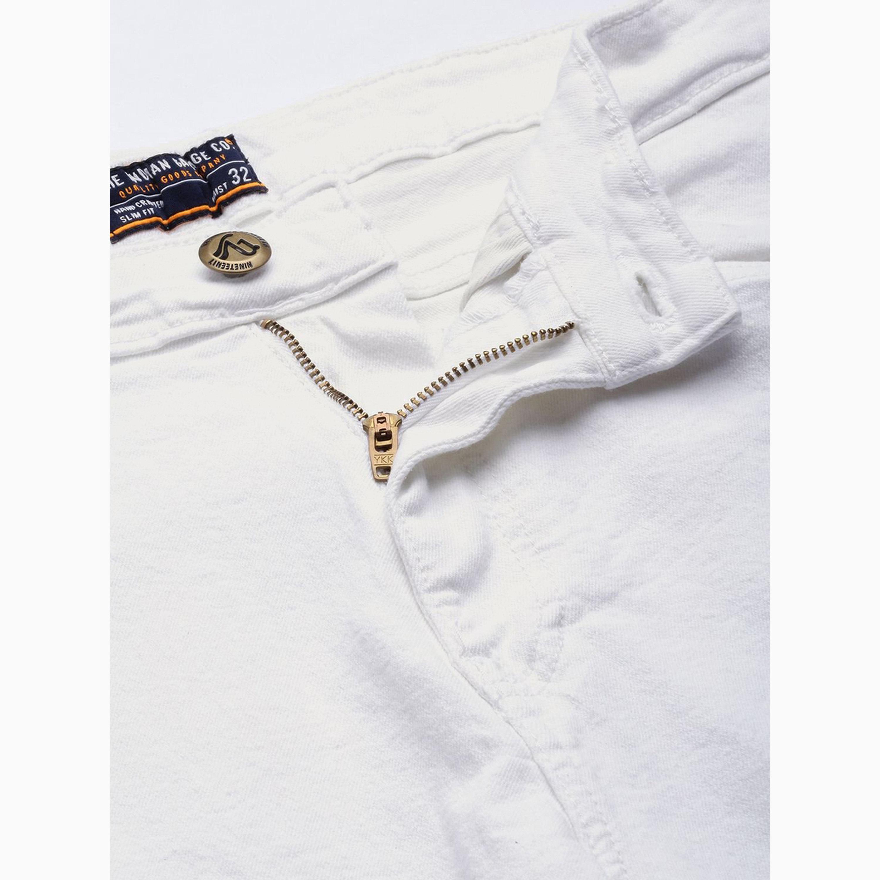 The Indian Garage Co X Styli Men Slim Fit Solid Denim Shorts-men-clothing-bottoms-shorts-image-4