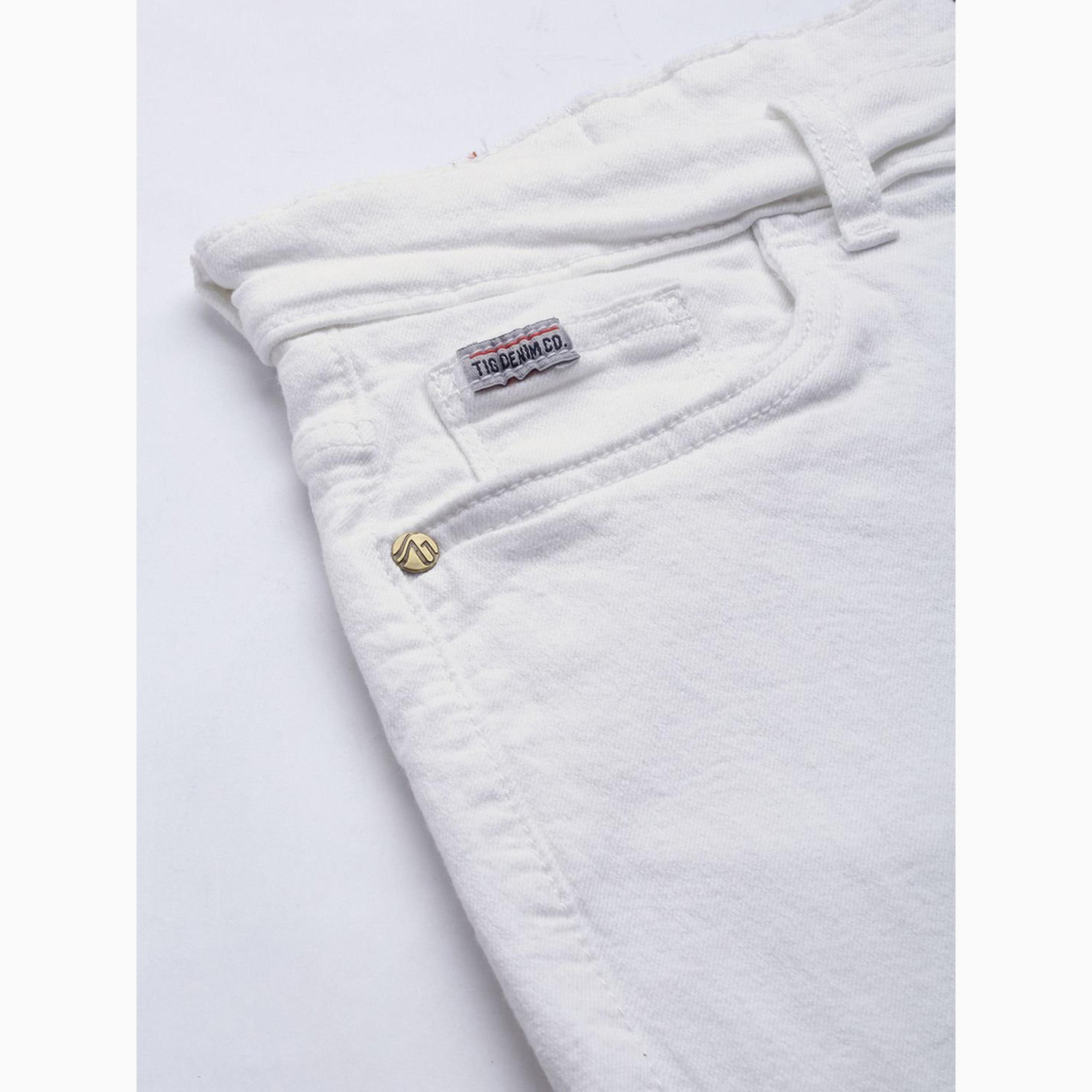 The Indian Garage Co X Styli Men Slim Fit Solid Denim Shorts-men-clothing-bottoms-shorts-image-6