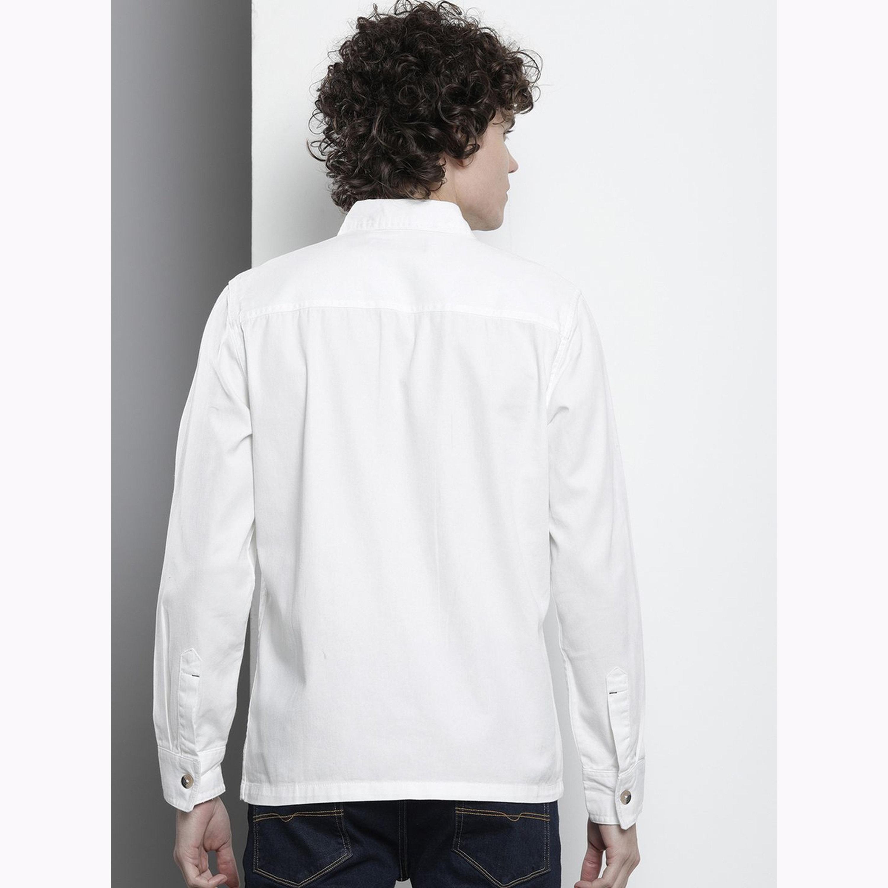 The Indian Garage Co X Styli Men White Solid Oversized Shirt-men-clothing-shirts-image-4