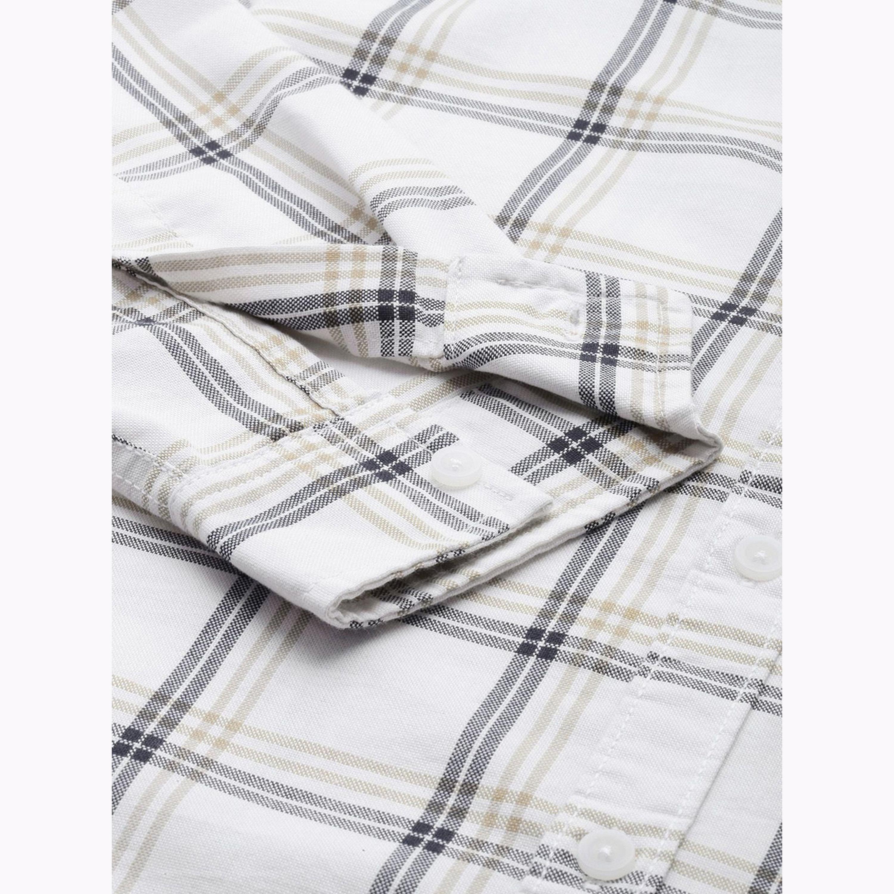 قميص كاروهات بقصة عادية للرجال-men-clothing-shirts-image-3