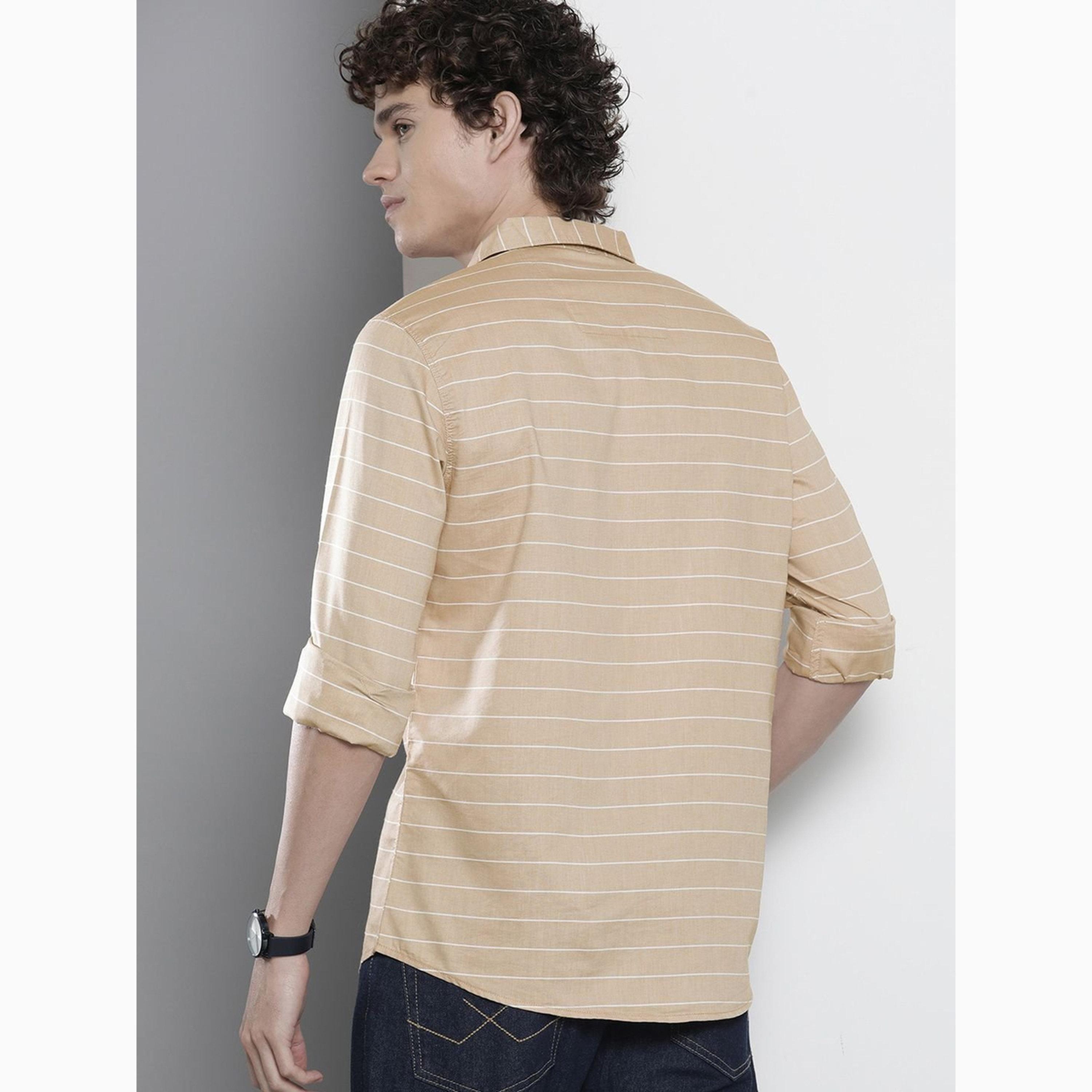 قميص مخطط وقصة ضيقة للرجال-men-clothing-shirts-image-4