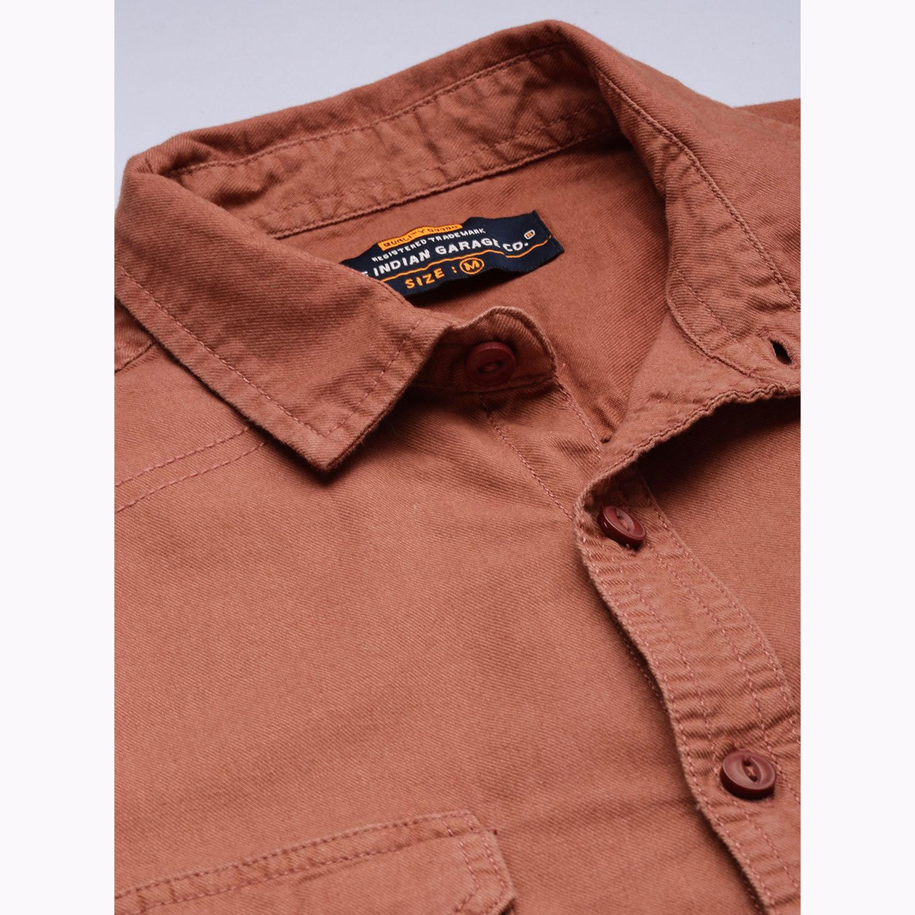 قميص سادة بقصة ضيقة للرجال-men-clothing-shirts-image-5