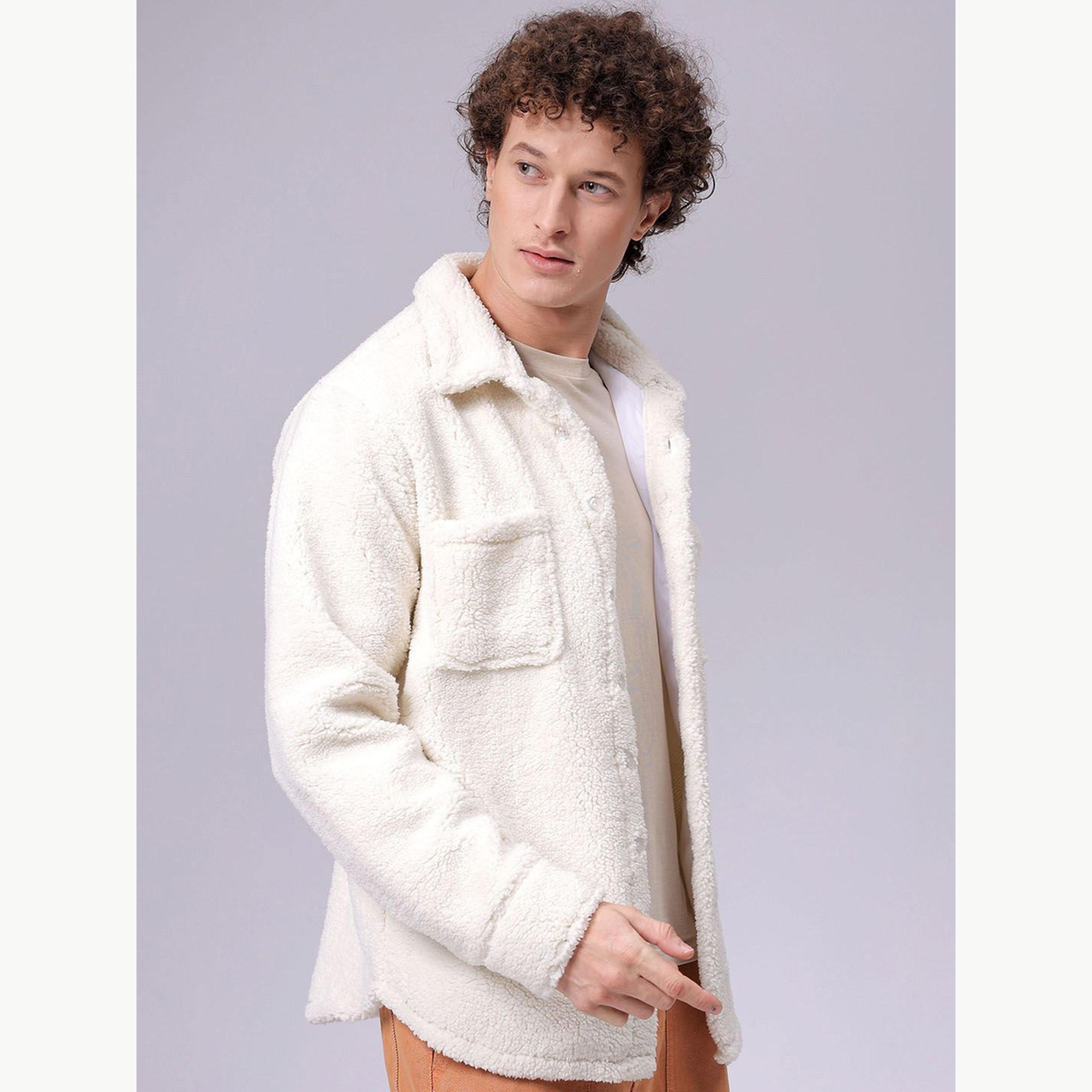قميص شيربا بقصة عادية للرجال-men-winterwear-jacketsandblazers-image-4