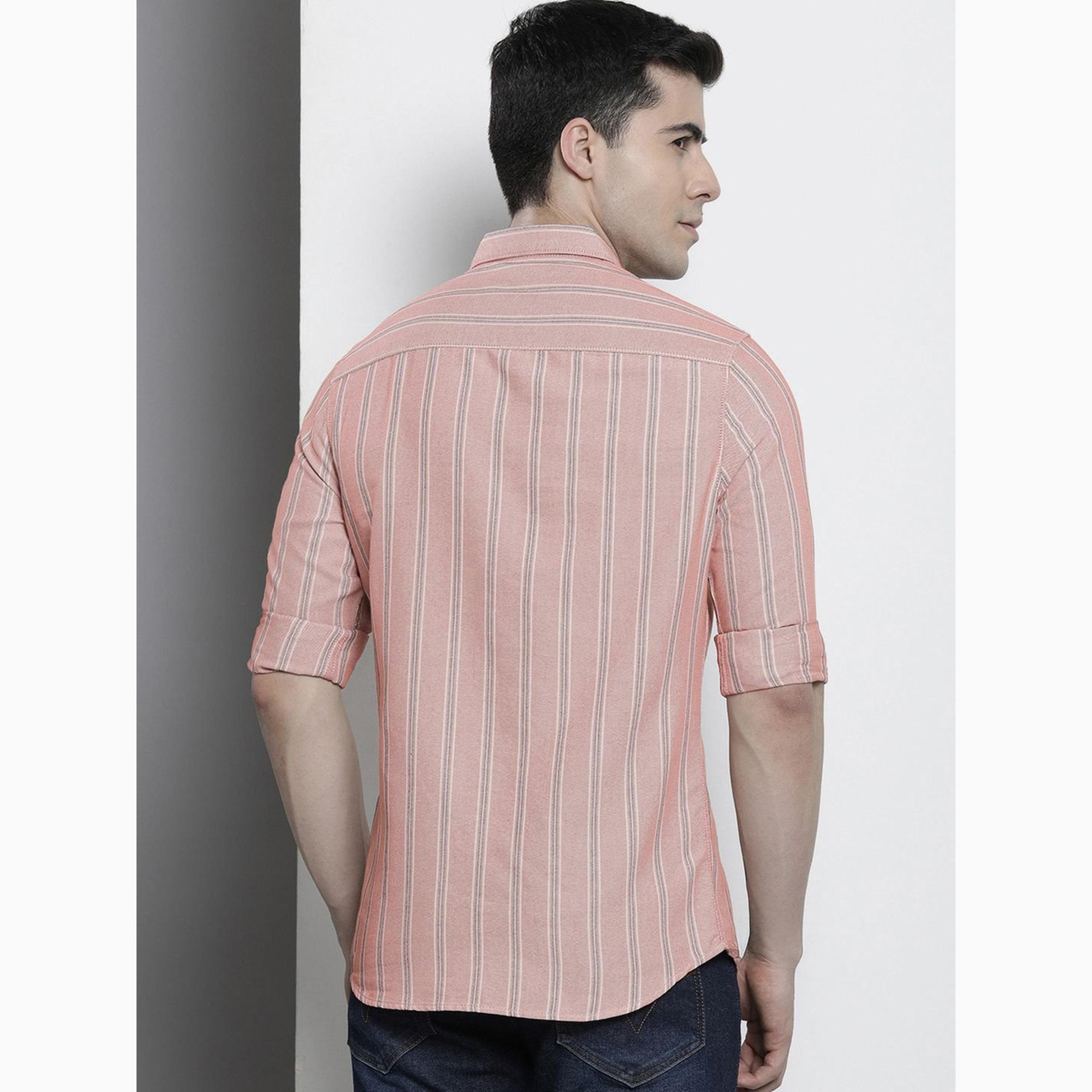 قميص مخطط وقصة عادية للرجال-men-clothing-shirts-image-4