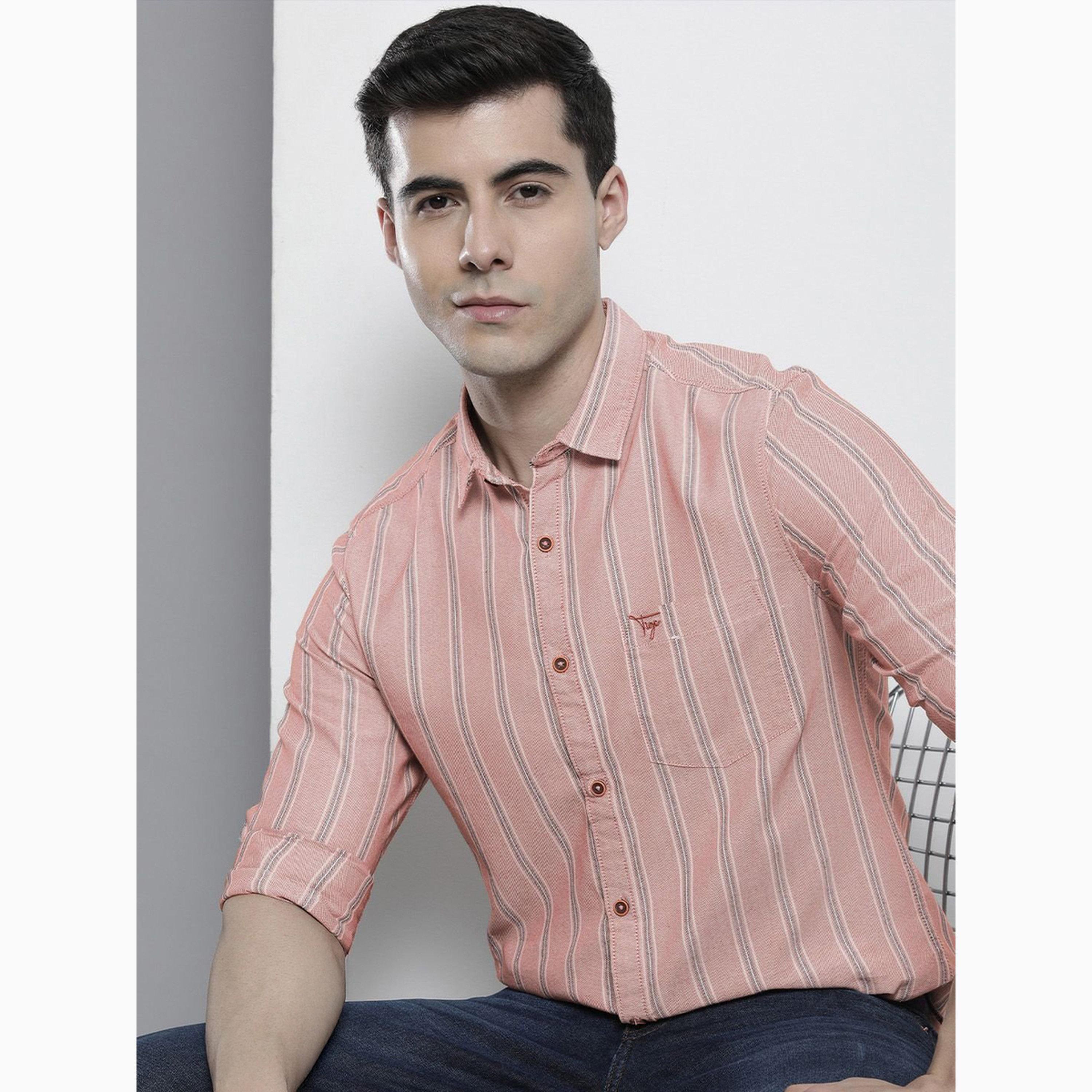قميص مخطط وقصة عادية للرجال-men-clothing-shirts-image-6