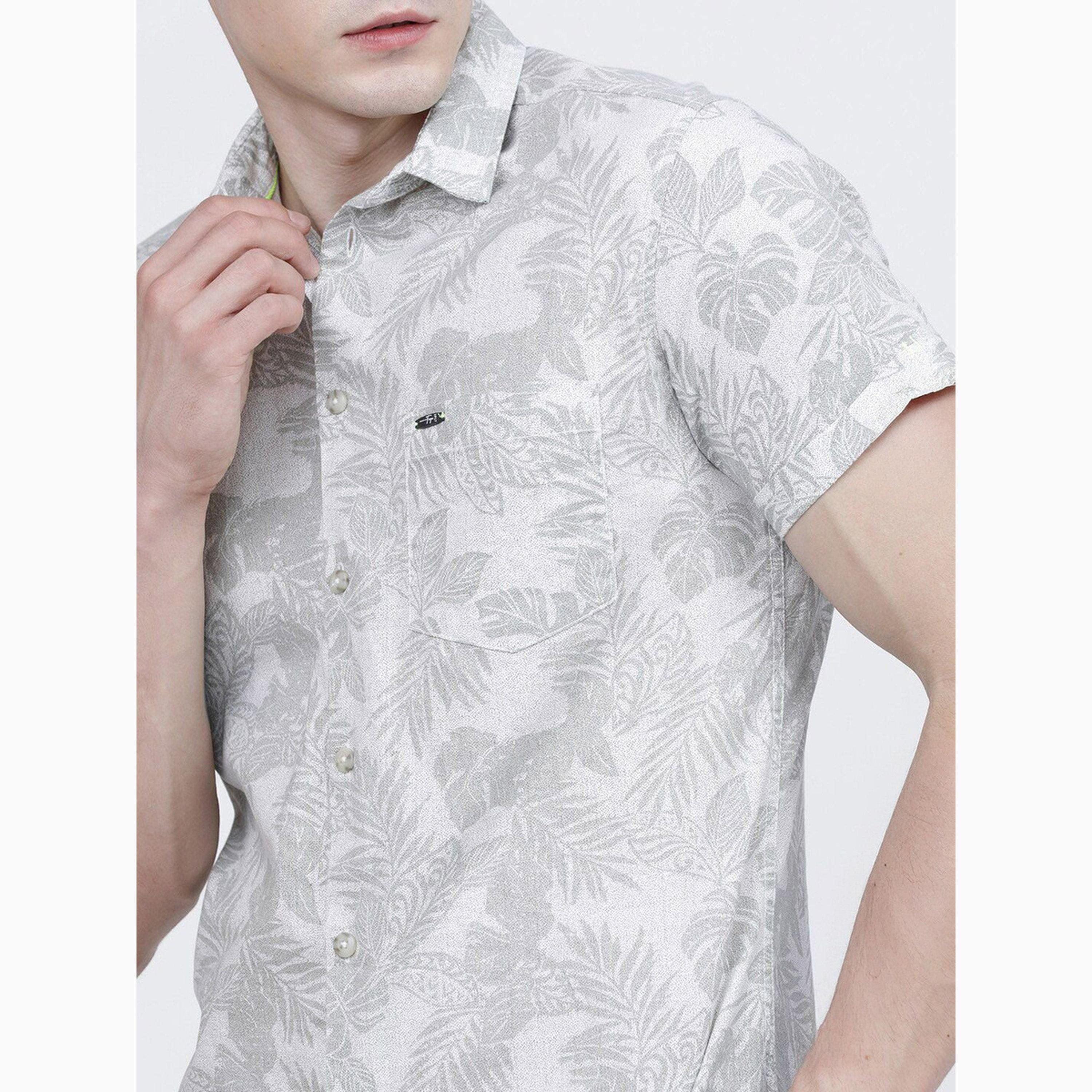 قميص بطبعة استوائية وقصة ضيقة للرجال-men-clothing-shirts-image-5