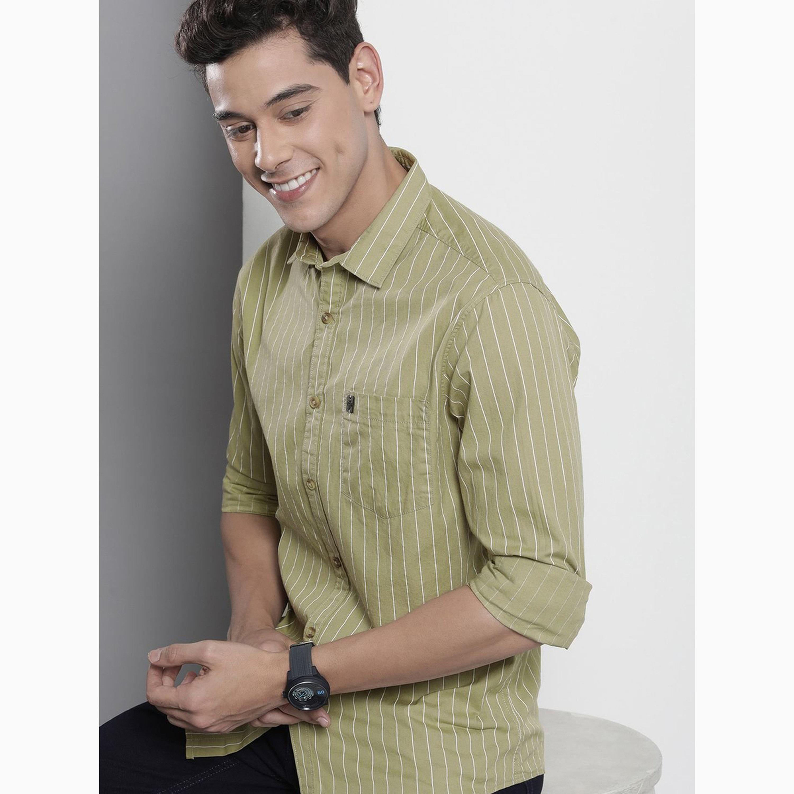 قميص مخطط وقصة عادية للرجال-men-clothing-shirts-image-6