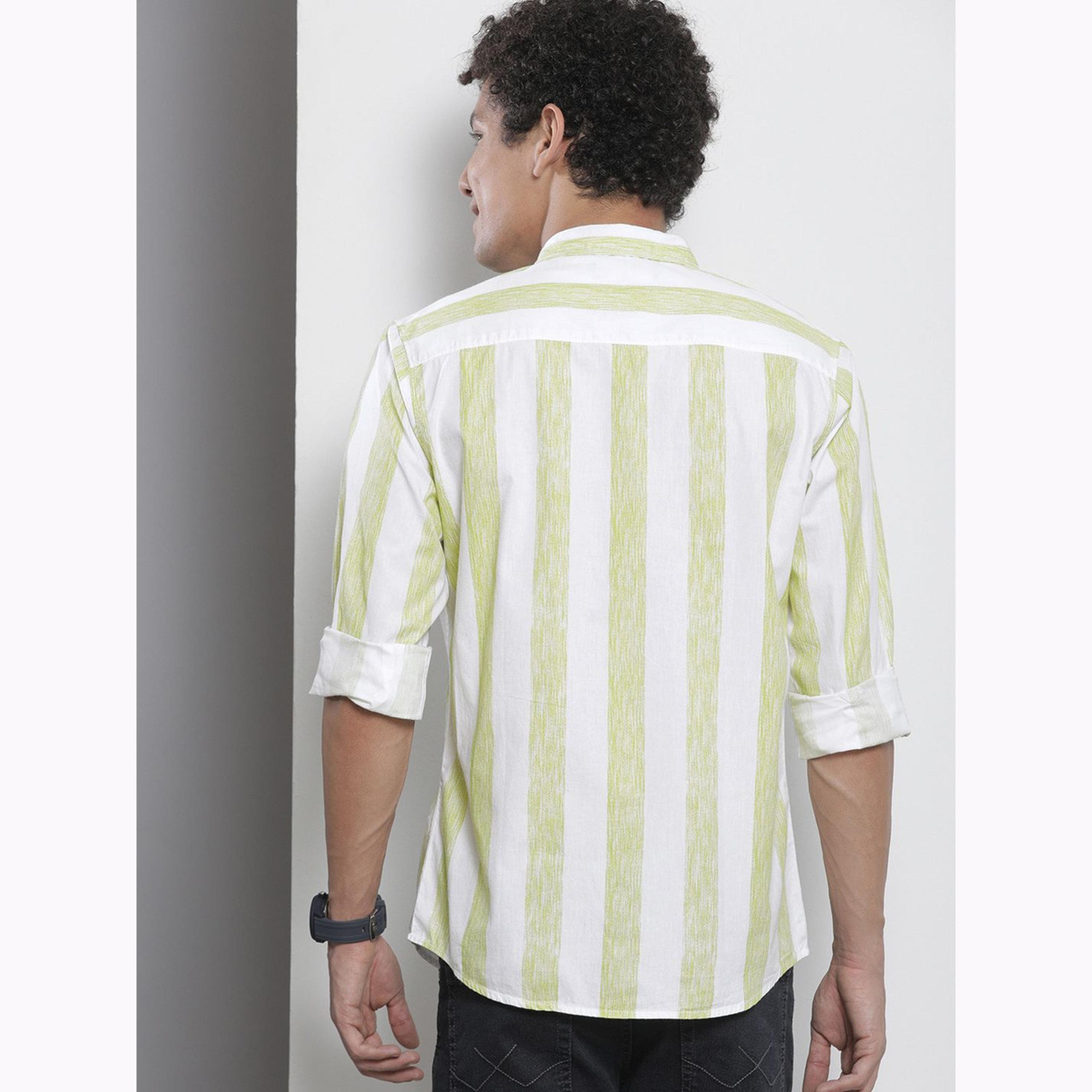 قميص مخطط بقصة عادية للرجال-men-clothing-shirts-image-4