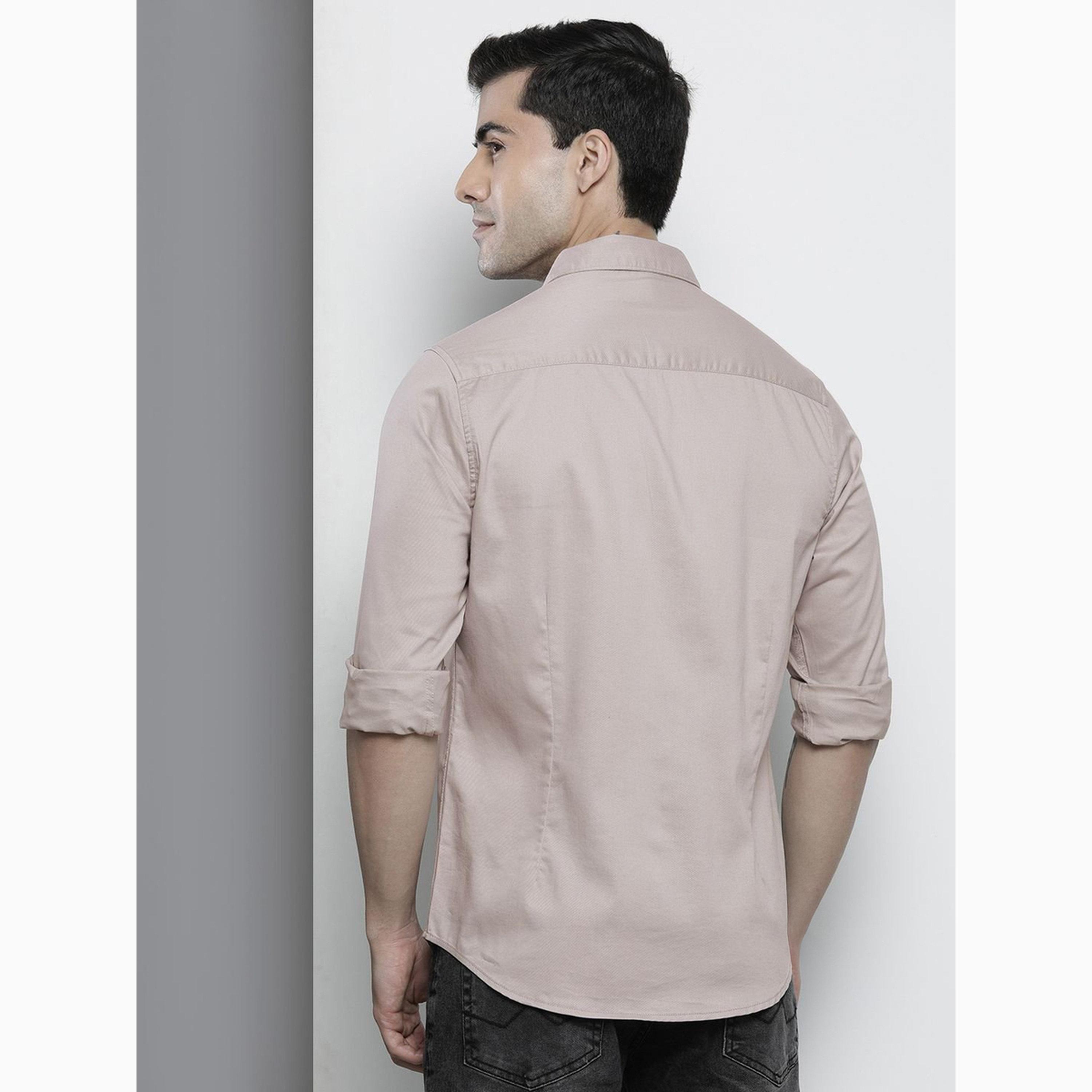 The Indian Garage Co X Styli Men Slim Fit Solid Shirt-men-clothing-shirts-image-4