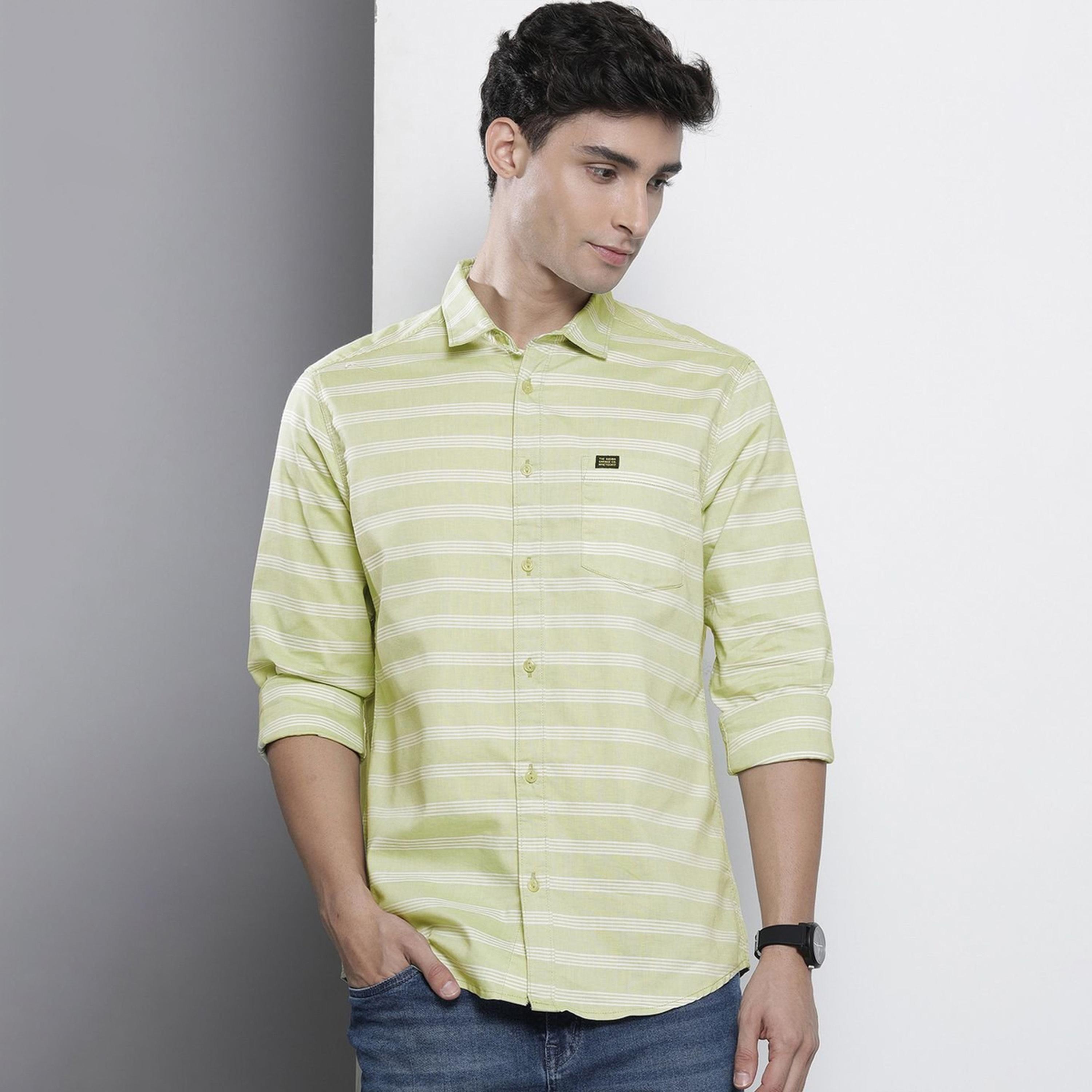 قميص مخطط وقصة ضيقة للرجال-men-clothing-shirts-image-1