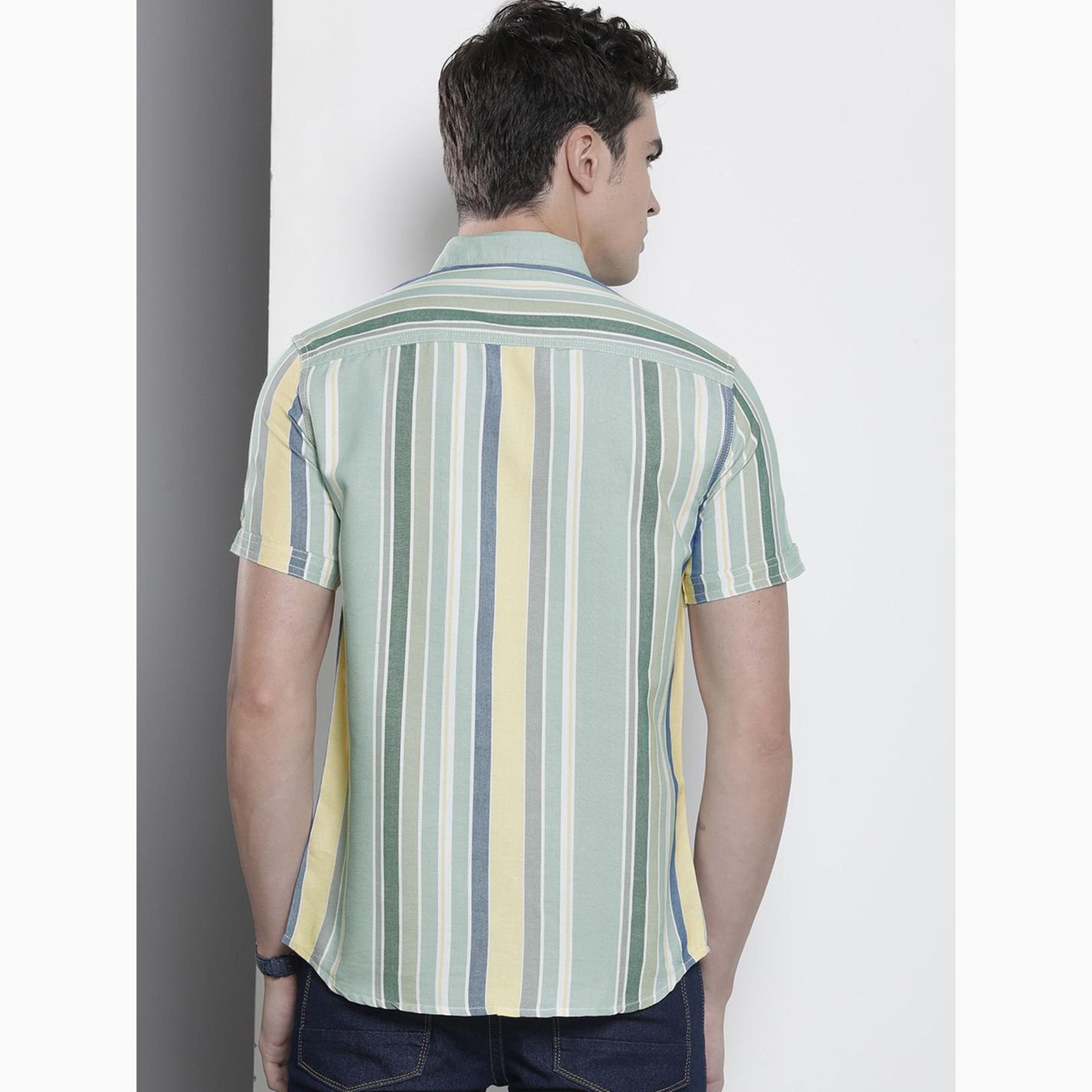 قميص مخطط وقصة ضيقة للرجال-men-clothing-shirts-image-3