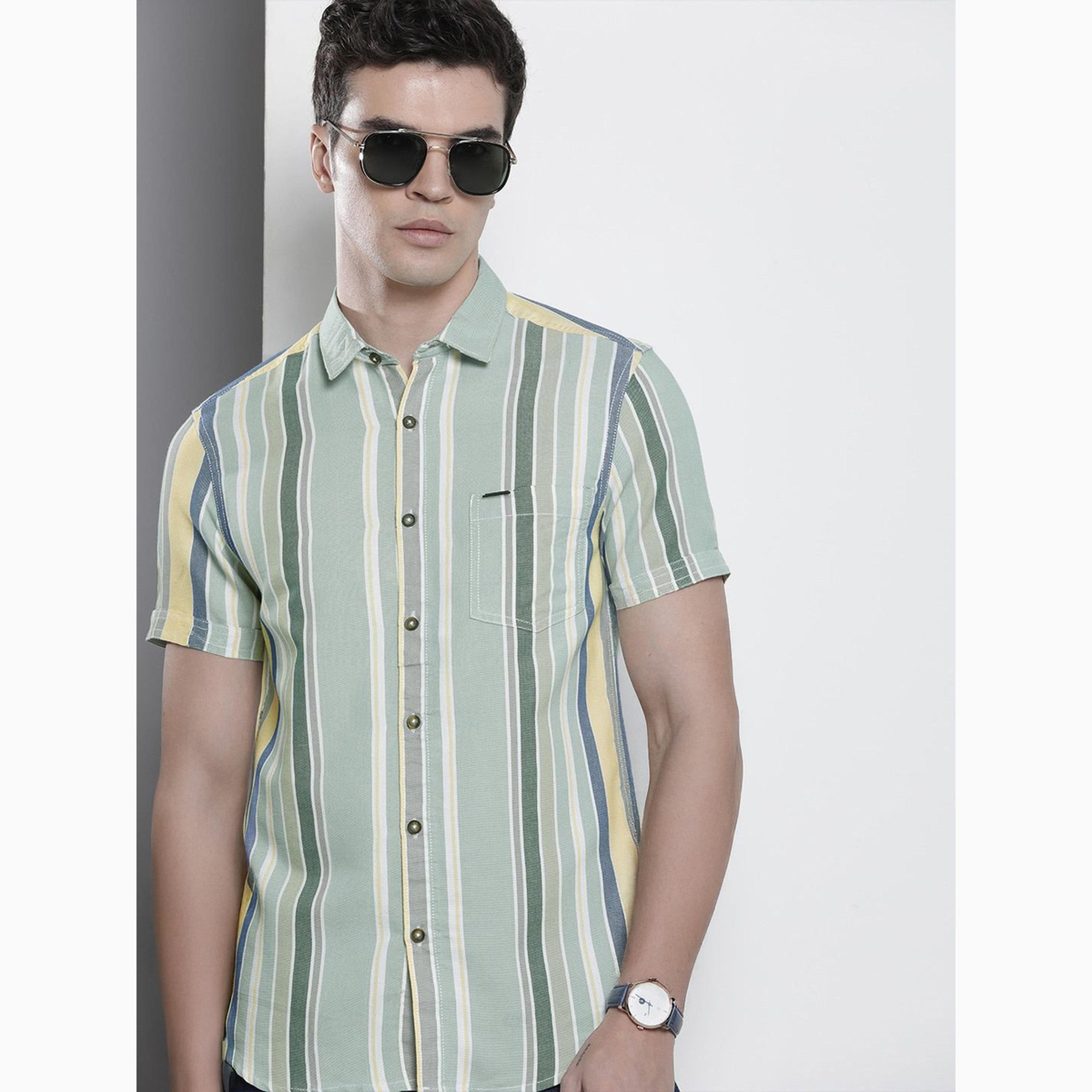 قميص مخطط وقصة ضيقة للرجال-men-clothing-shirts-image-5