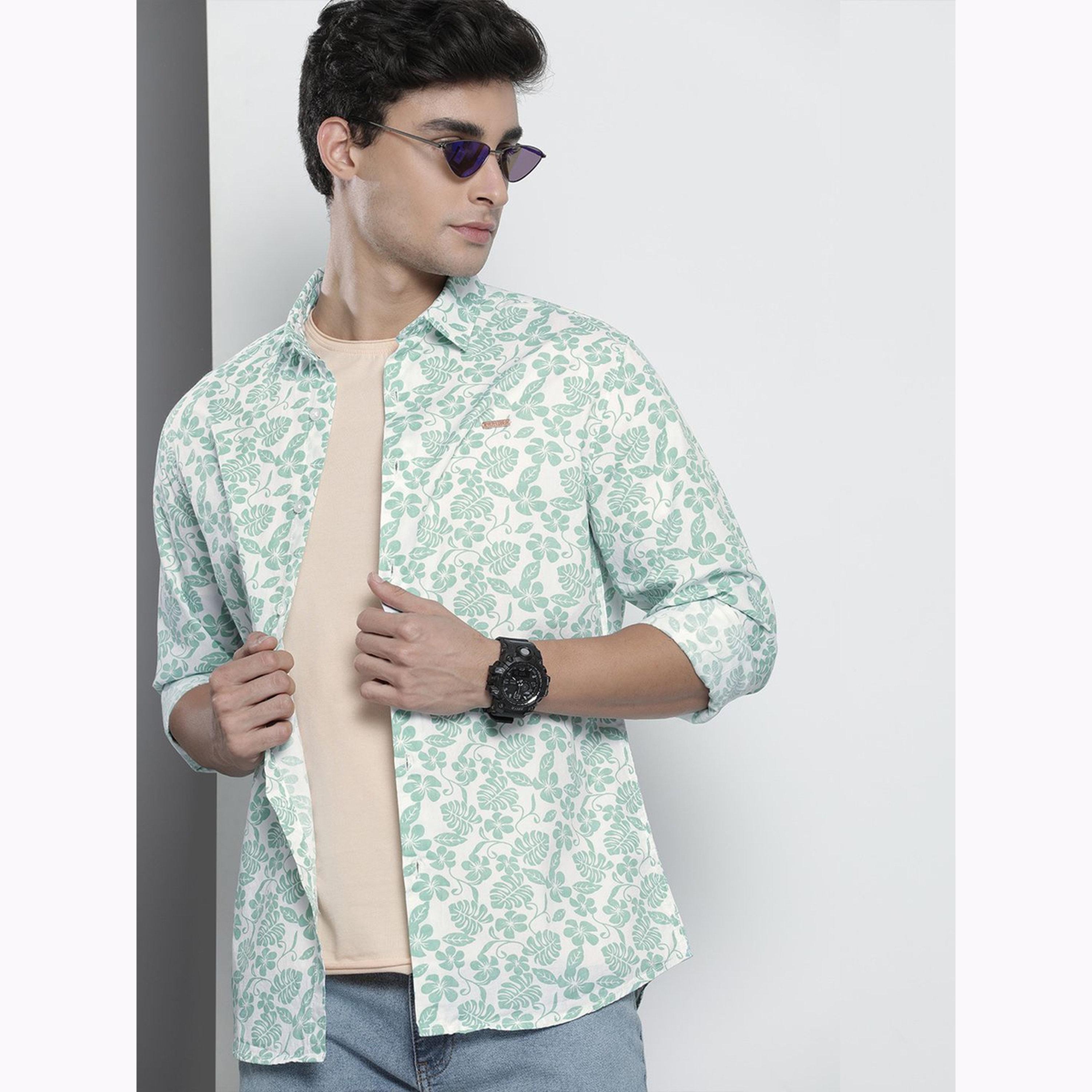 The Indian Garage Co X Styli Men Floral Print Slim Fit Shirt-men-clothing-shirts-image-3