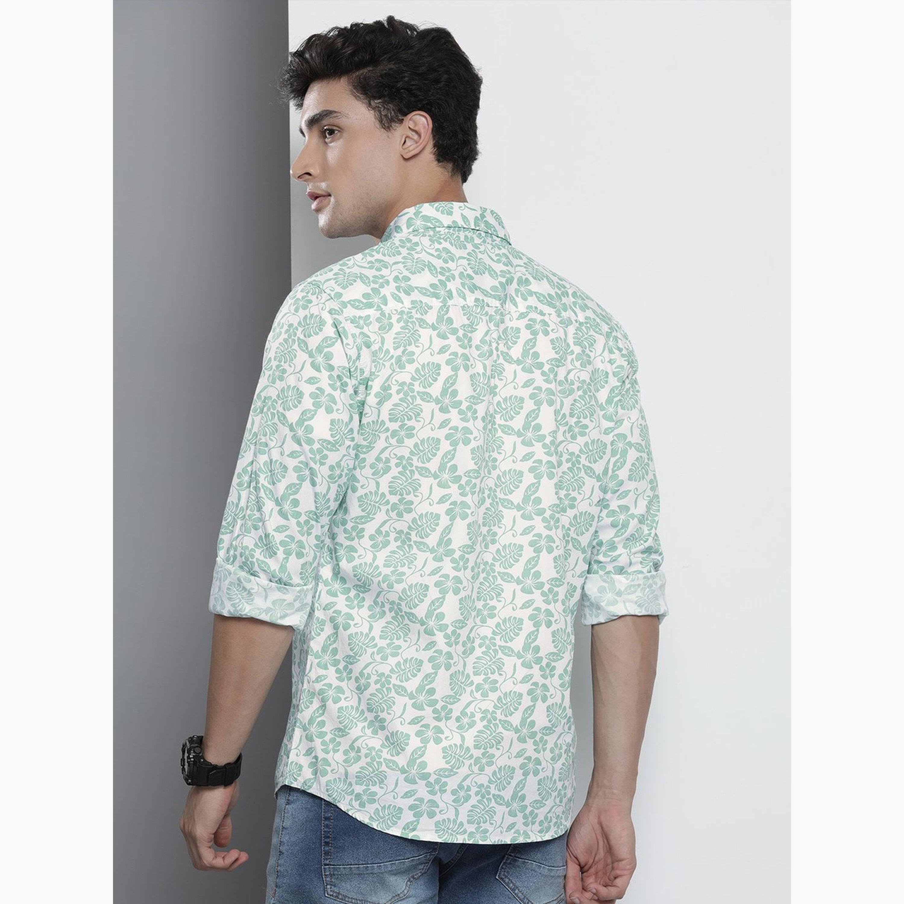 قميص بطبعة زهور بقصة ضيقة للرجال-men-clothing-shirts-image-4