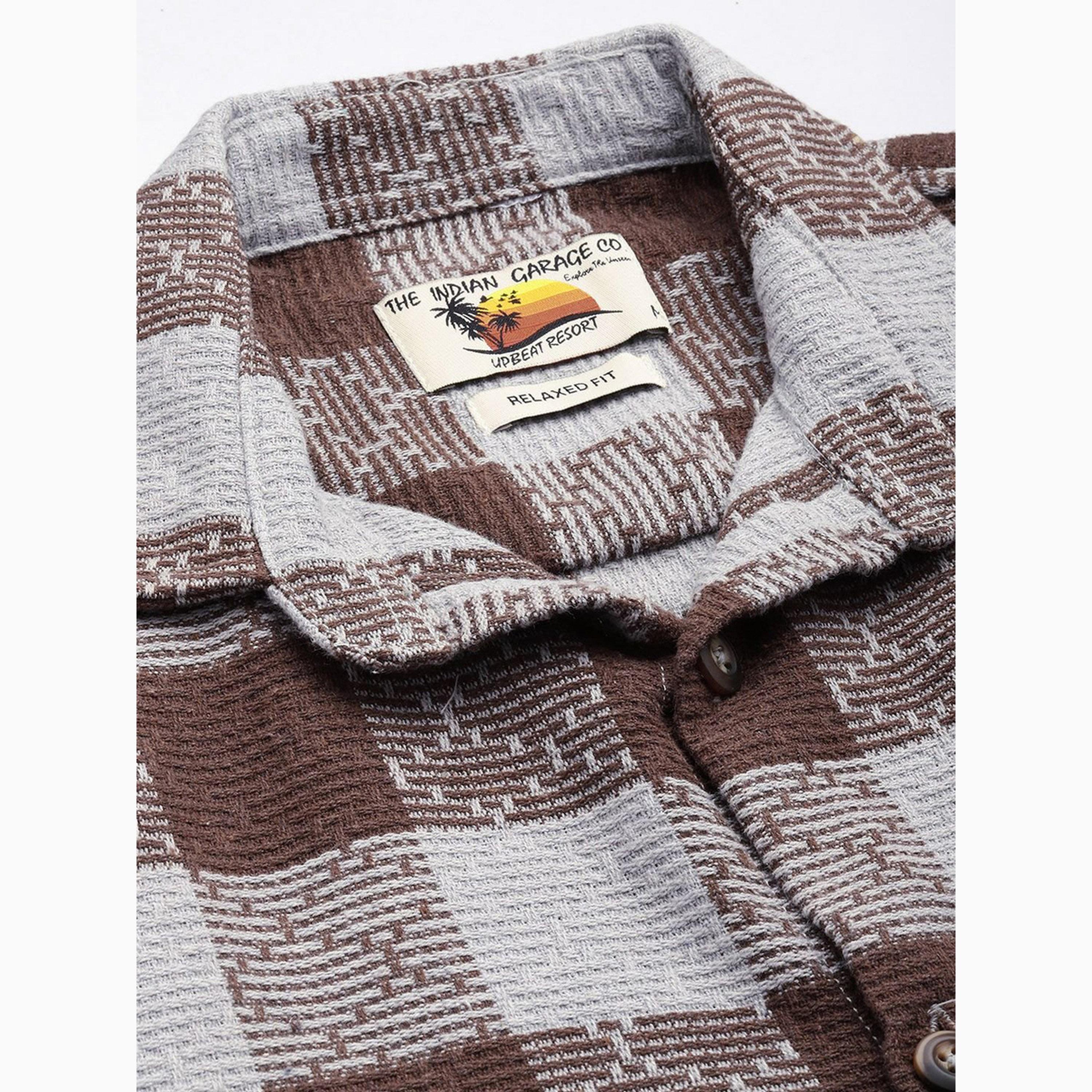قميص كاروهات وقصة مريحة للرجال-men-clothing-shirts-image-6