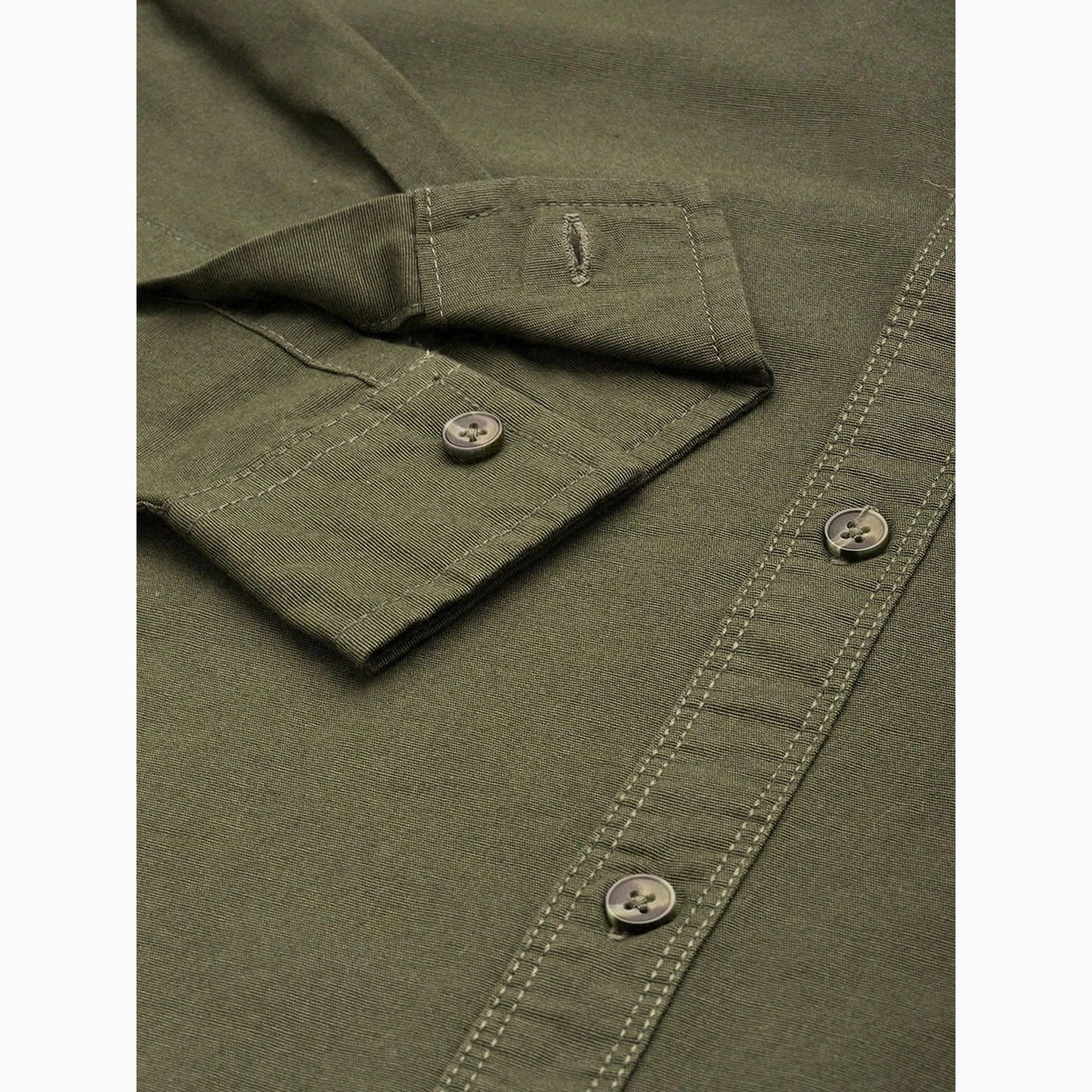 The Indian Garage Co X Styli Men Regular Fit Solid Shirt-men-clothing-shirts-image-3