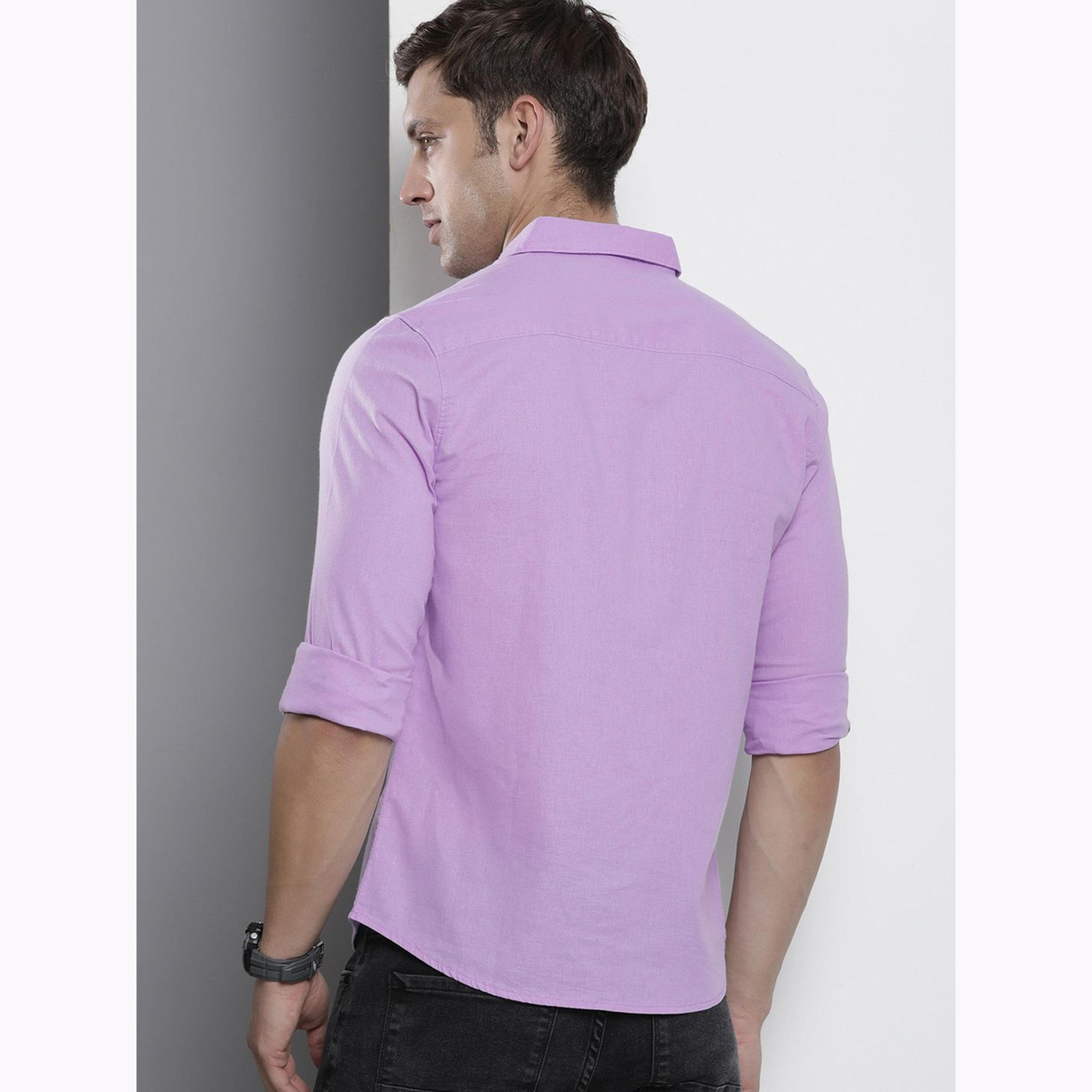 قميص بياقة مفرودة وقصة عادية للرجال-men-clothing-shirts-image-4