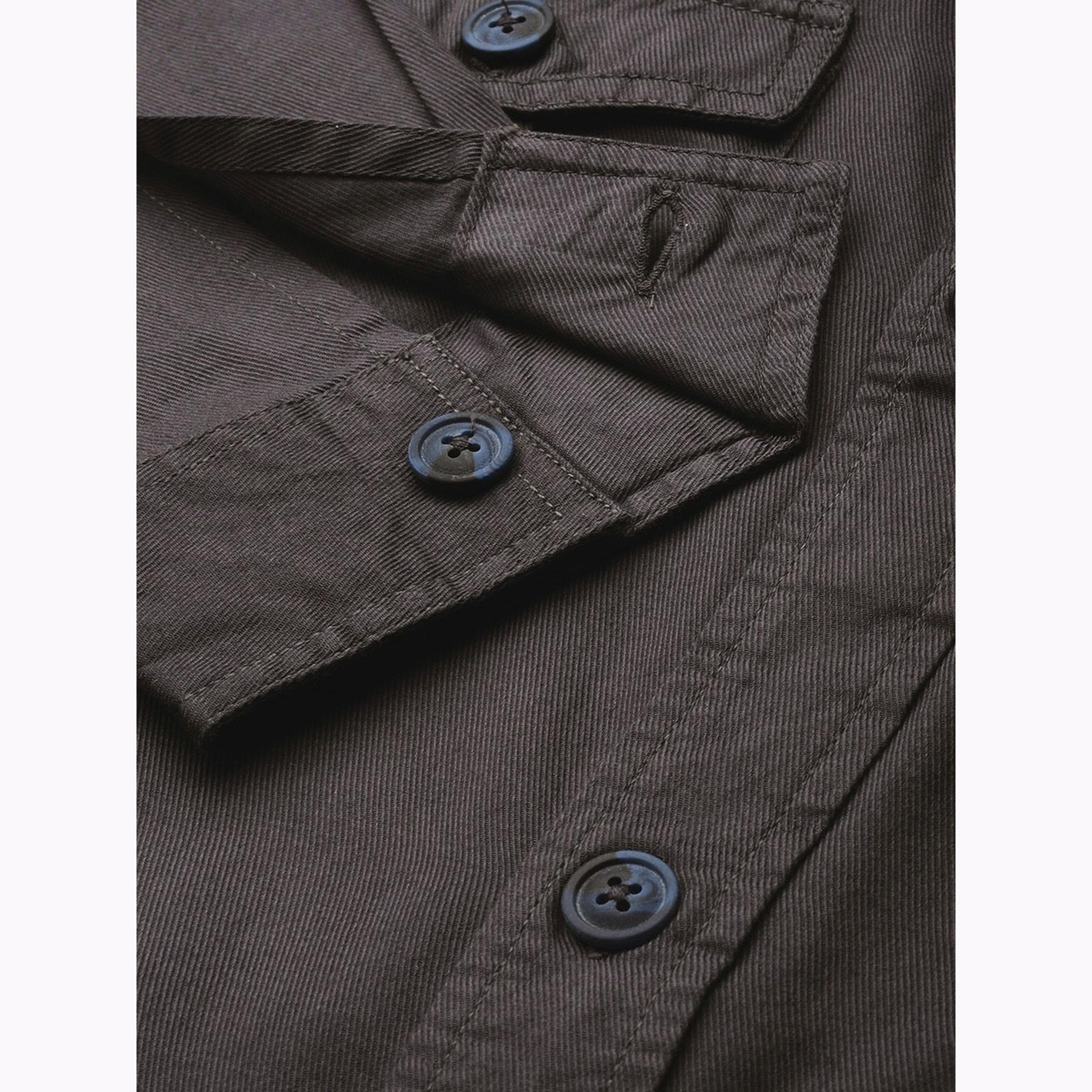 The Indian Garage Co X Styli Men Olive Green Military Shirt with Patches-men-clothing-shirts-image-3