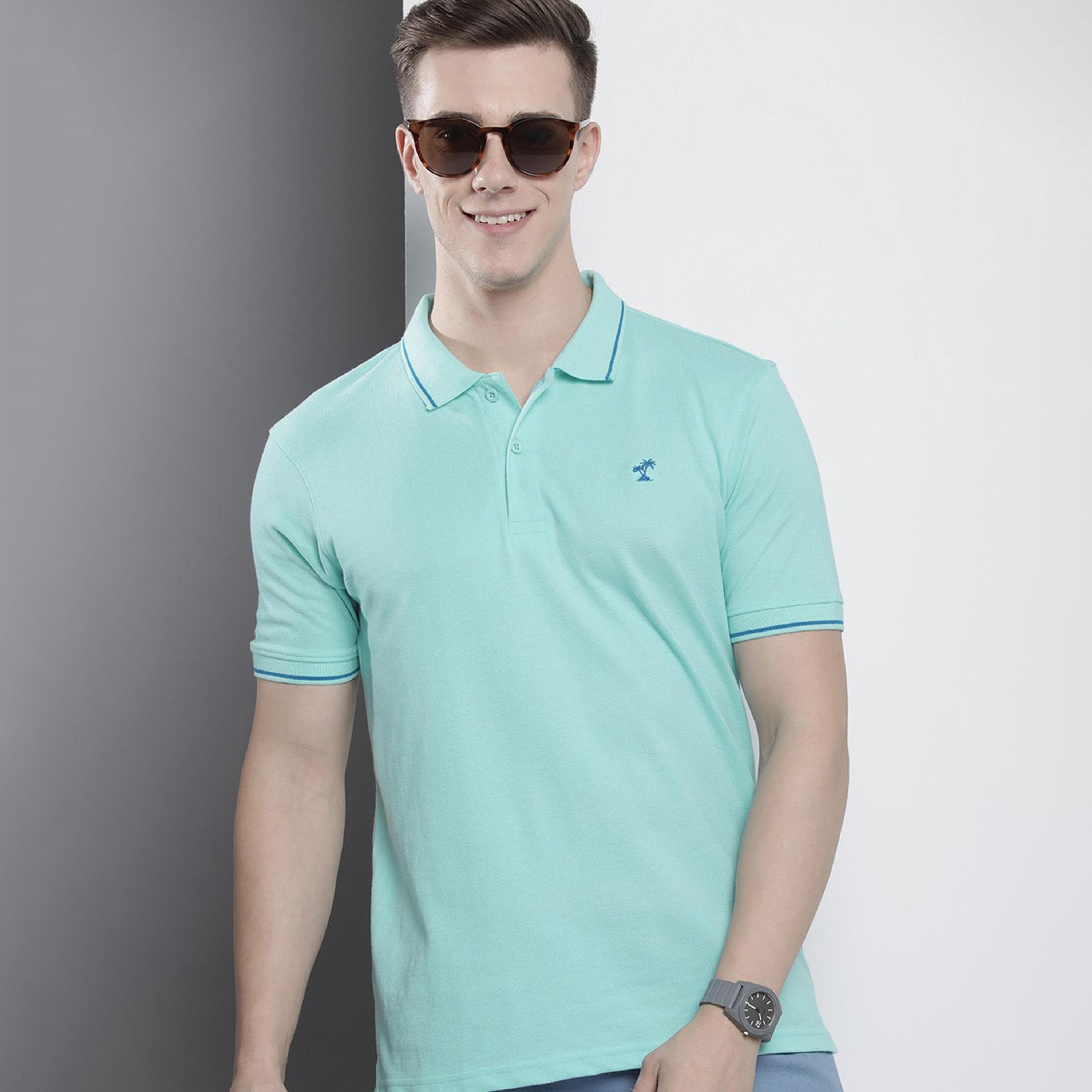 تيشيرت بولو بأكمام قصيرة وقصة عادية للرجال-men-clothing-tshirtsandpolos-polos-image-3