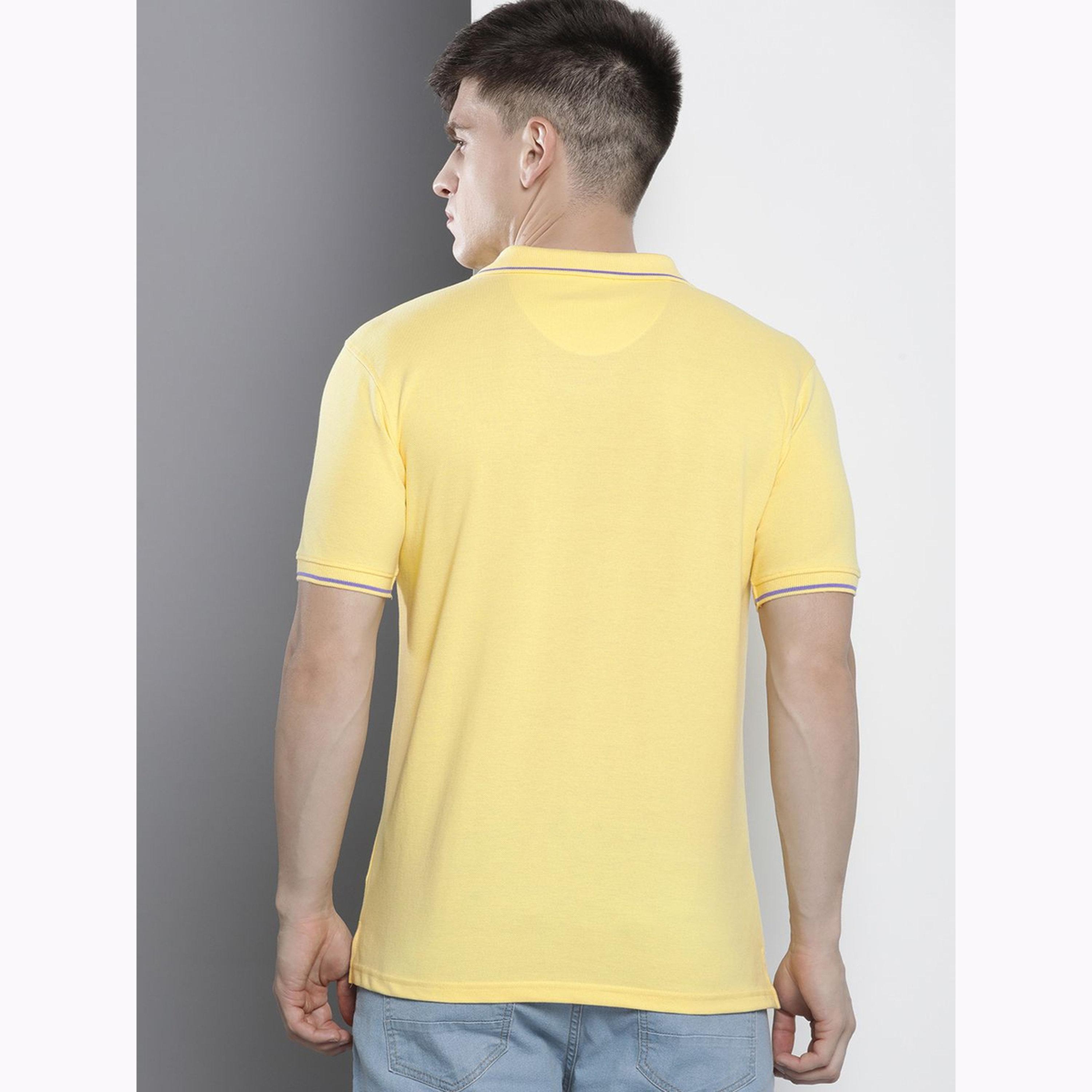 تيشيرت بولو بأكمام قصيرة وقصة عادية للرجال-men-clothing-tshirtsandpolos-polos-image-5