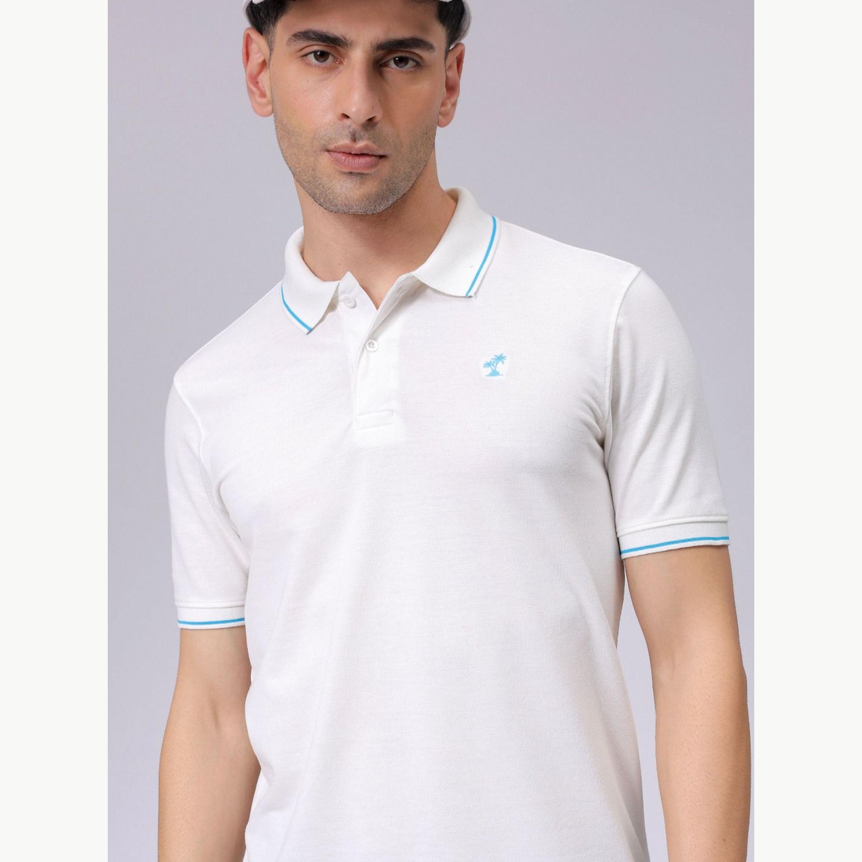 تيشيرت بولو بأكمام قصيرة وقصة عادية للرجال-men-clothing-tshirtsandpolos-polos-image-6