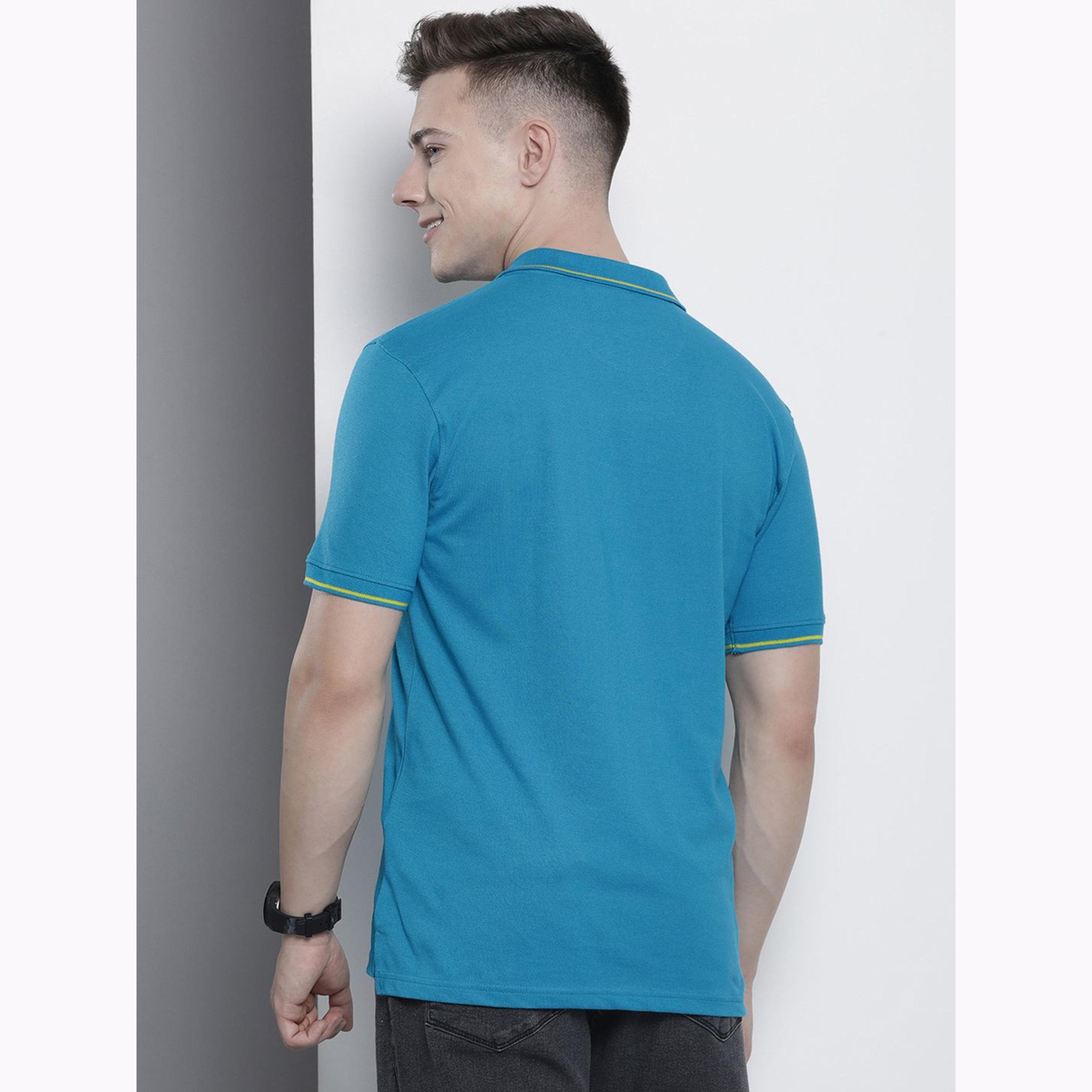 تيشيرت بولو بأكمام قصيرة وقصة عادية للرجال-men-clothing-tshirtsandpolos-polos-image-5