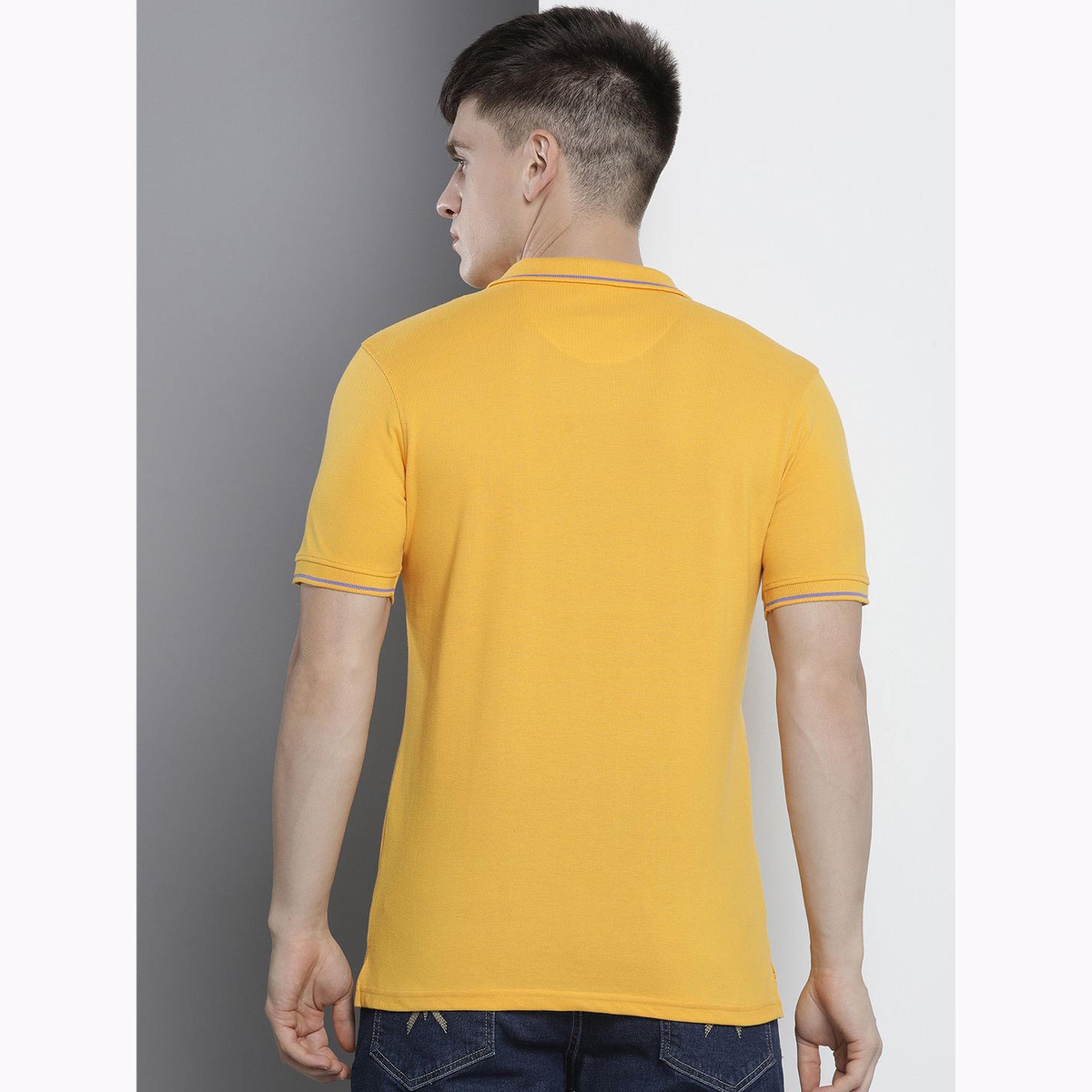 تيشيرت بولو بأكمام قصيرة وقصة عادية للرجال-men-clothing-tshirtsandpolos-polos-image-3