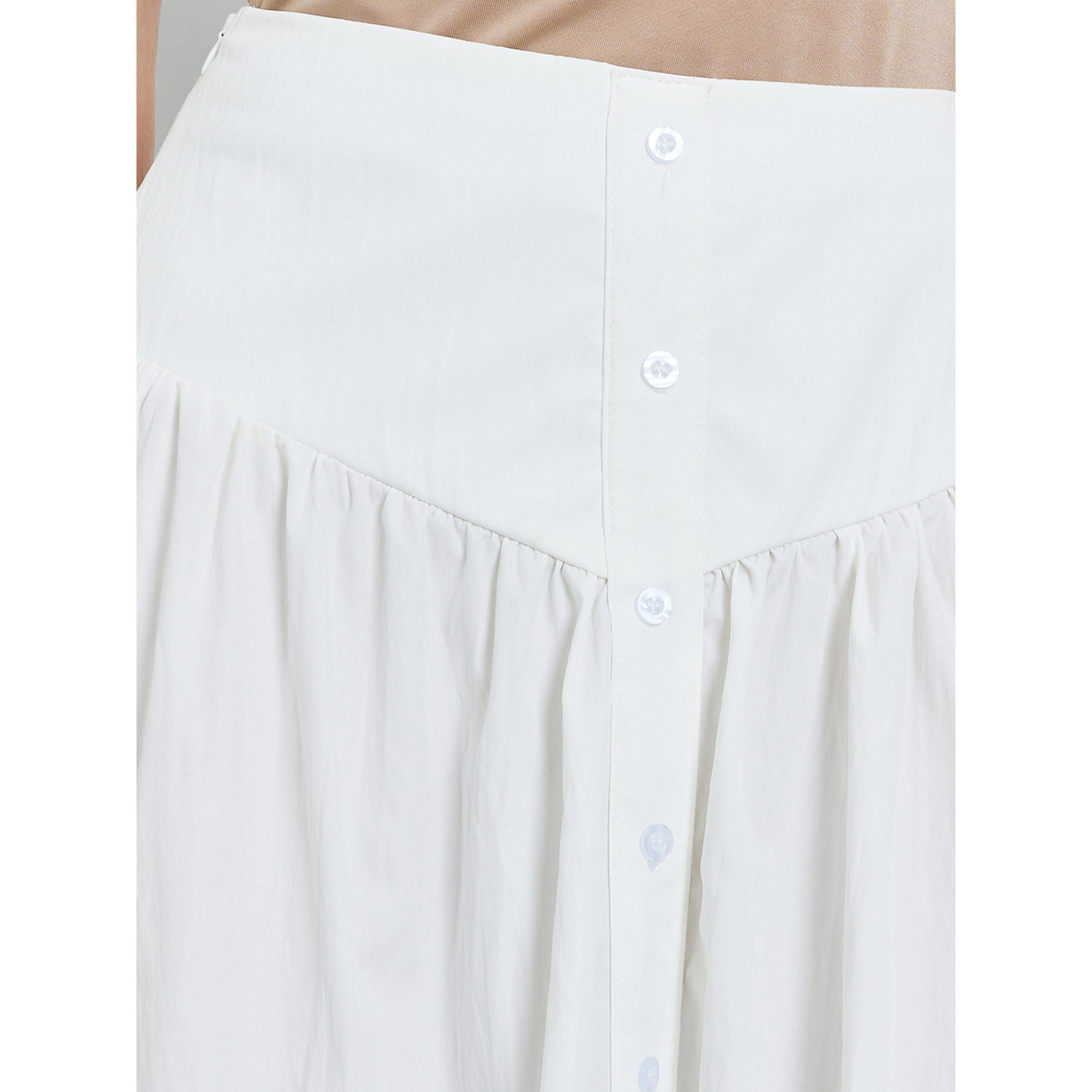 تيك تو × ستايلي - تنورة ميدي بيضاء بأزرار وخصر عريض-women-clothing-bottoms-skirts-image-3