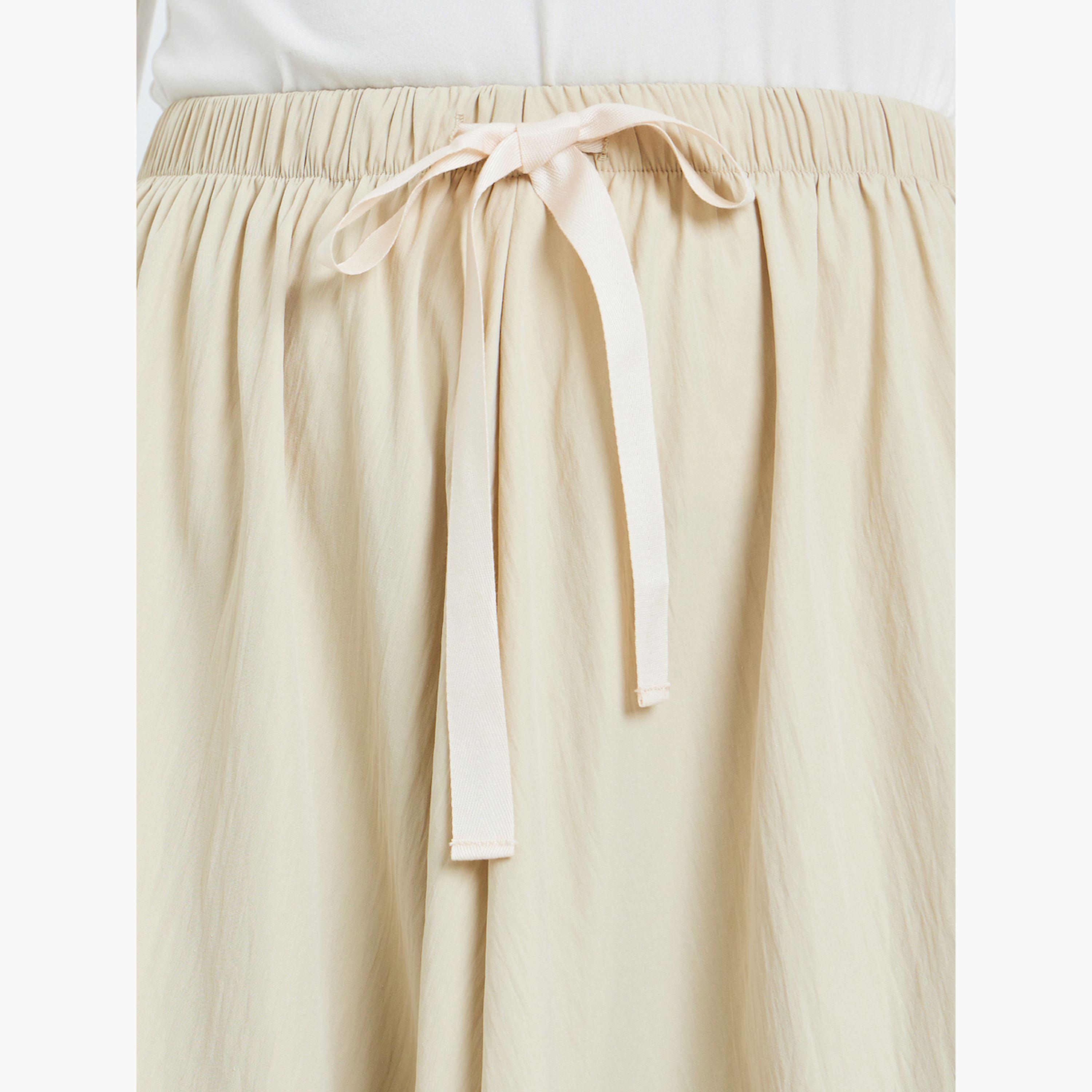 تنورة بكسرات ورباط خصر-women-clothing-bottoms-skirts-image-3