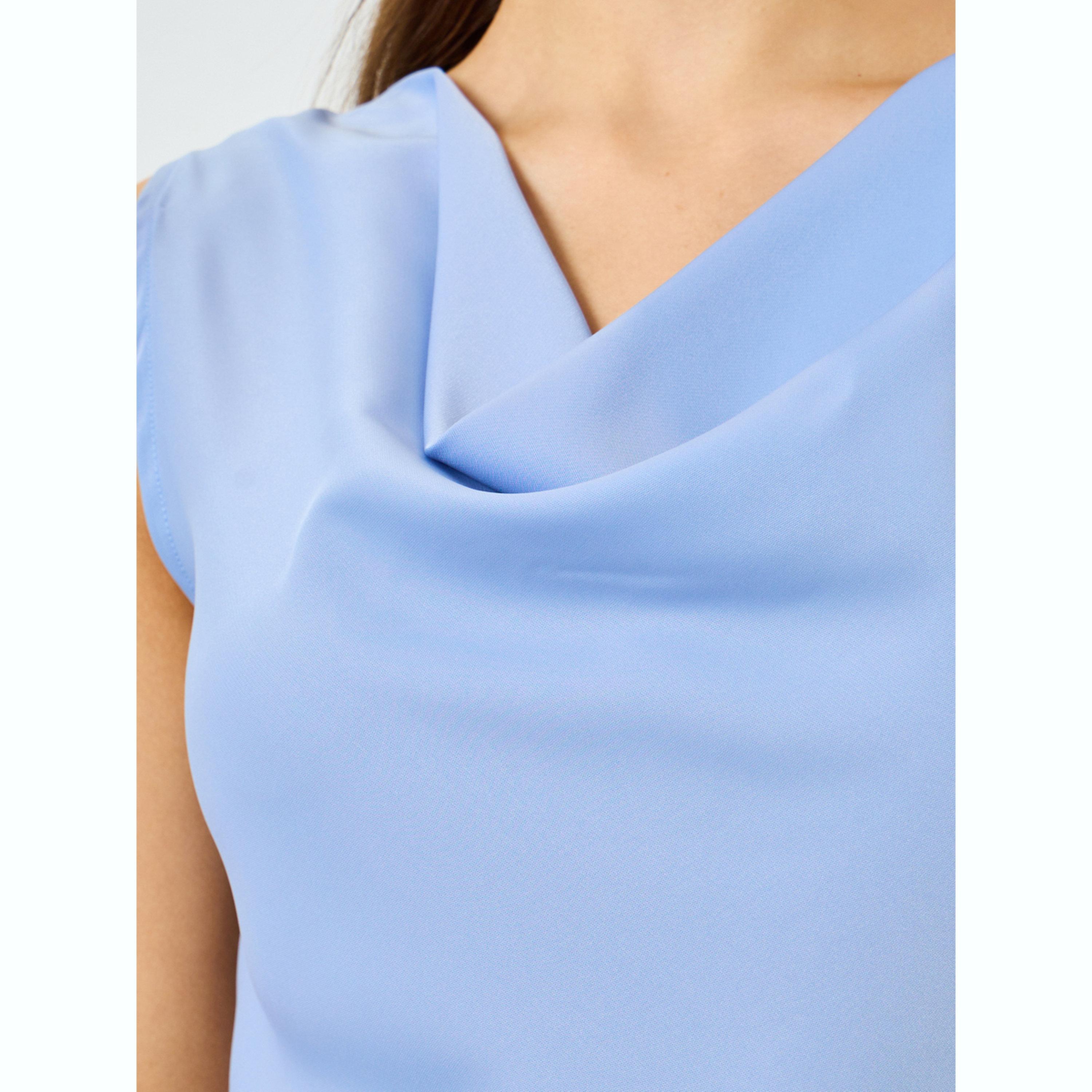فستان طويل سادة بياقة منسدلة-women-clothing-dresses-image-5