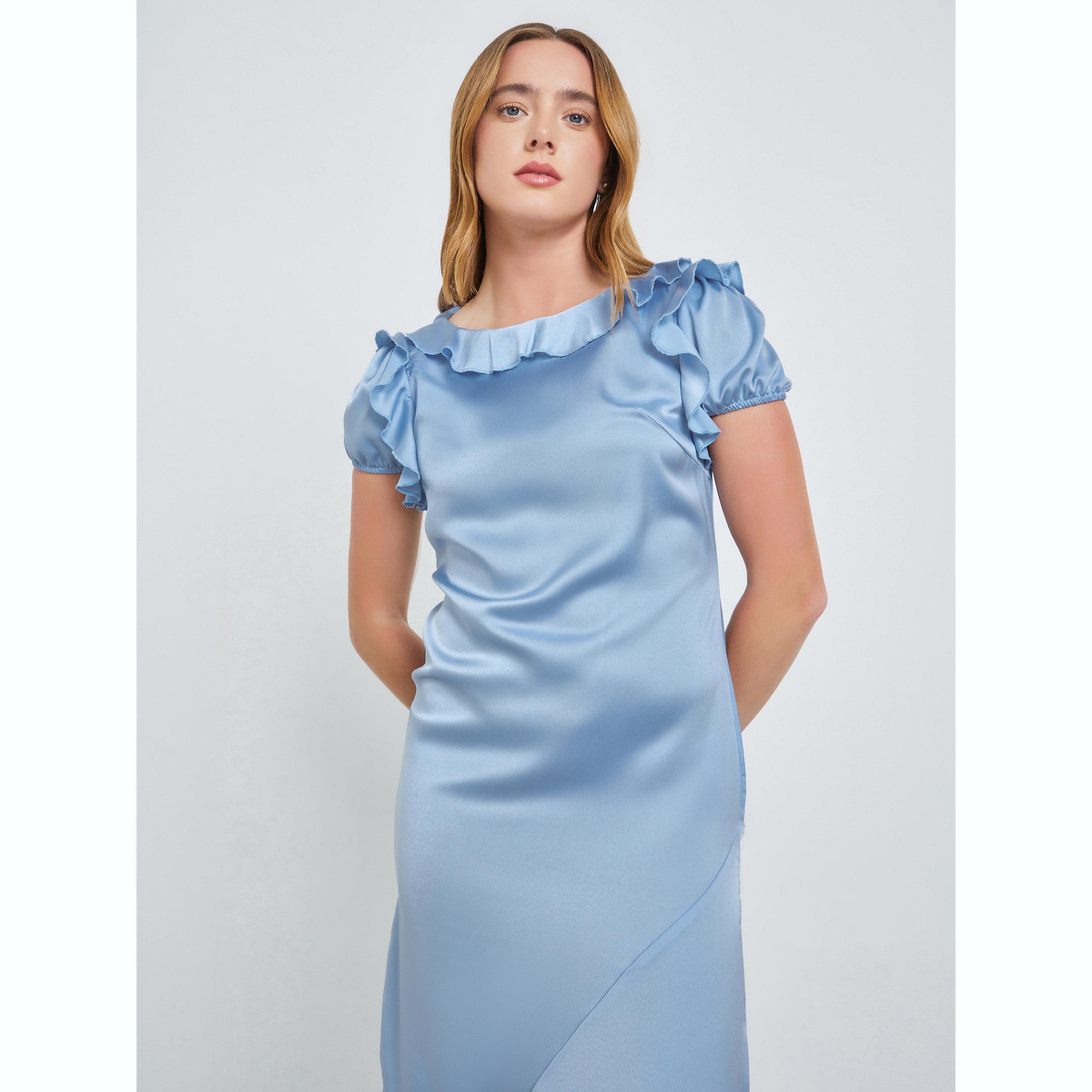 فستان ميدي بتفاصيل كشكش-women-clothing-dresses-image-2