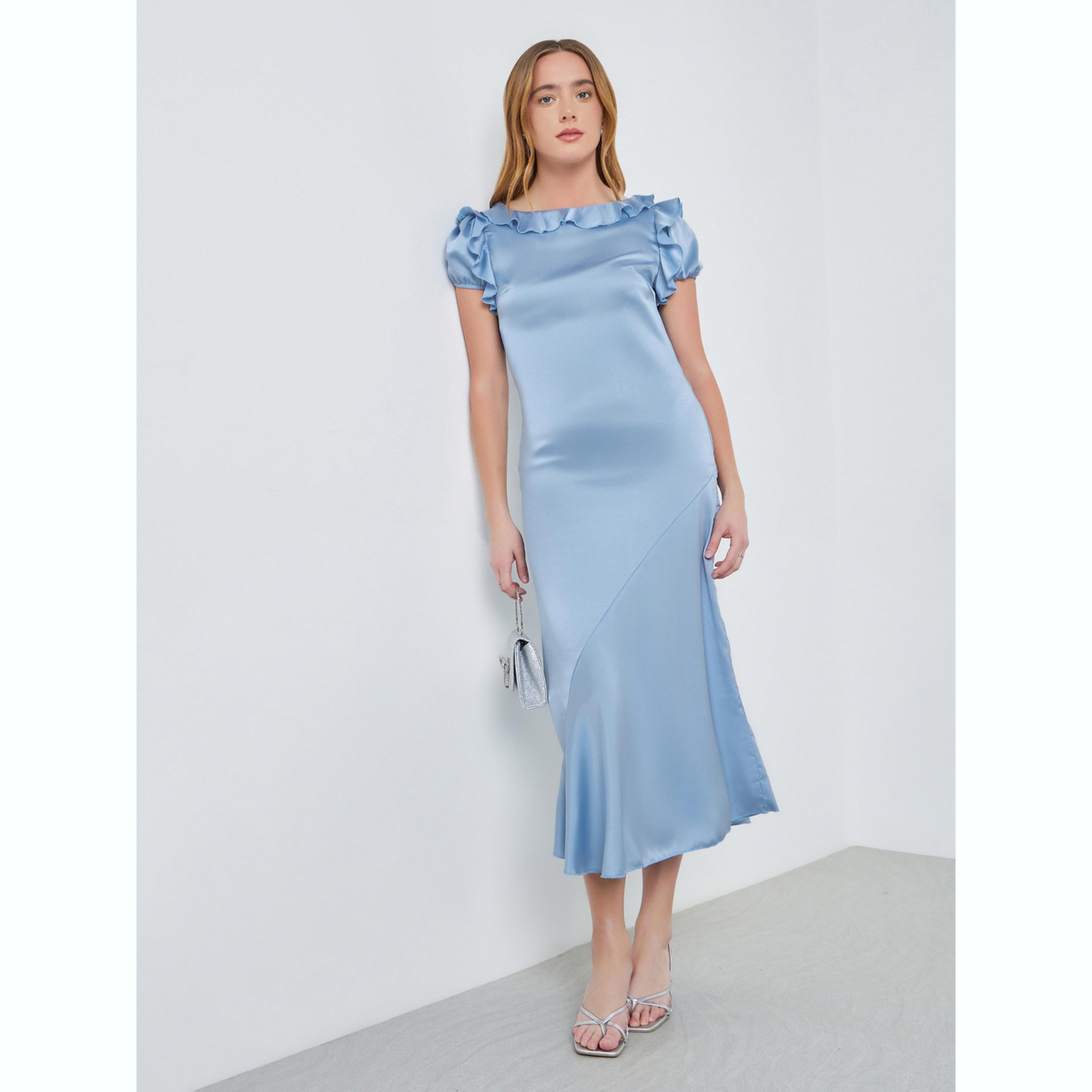 فستان ميدي بتفاصيل كشكش-women-clothing-dresses-image-3