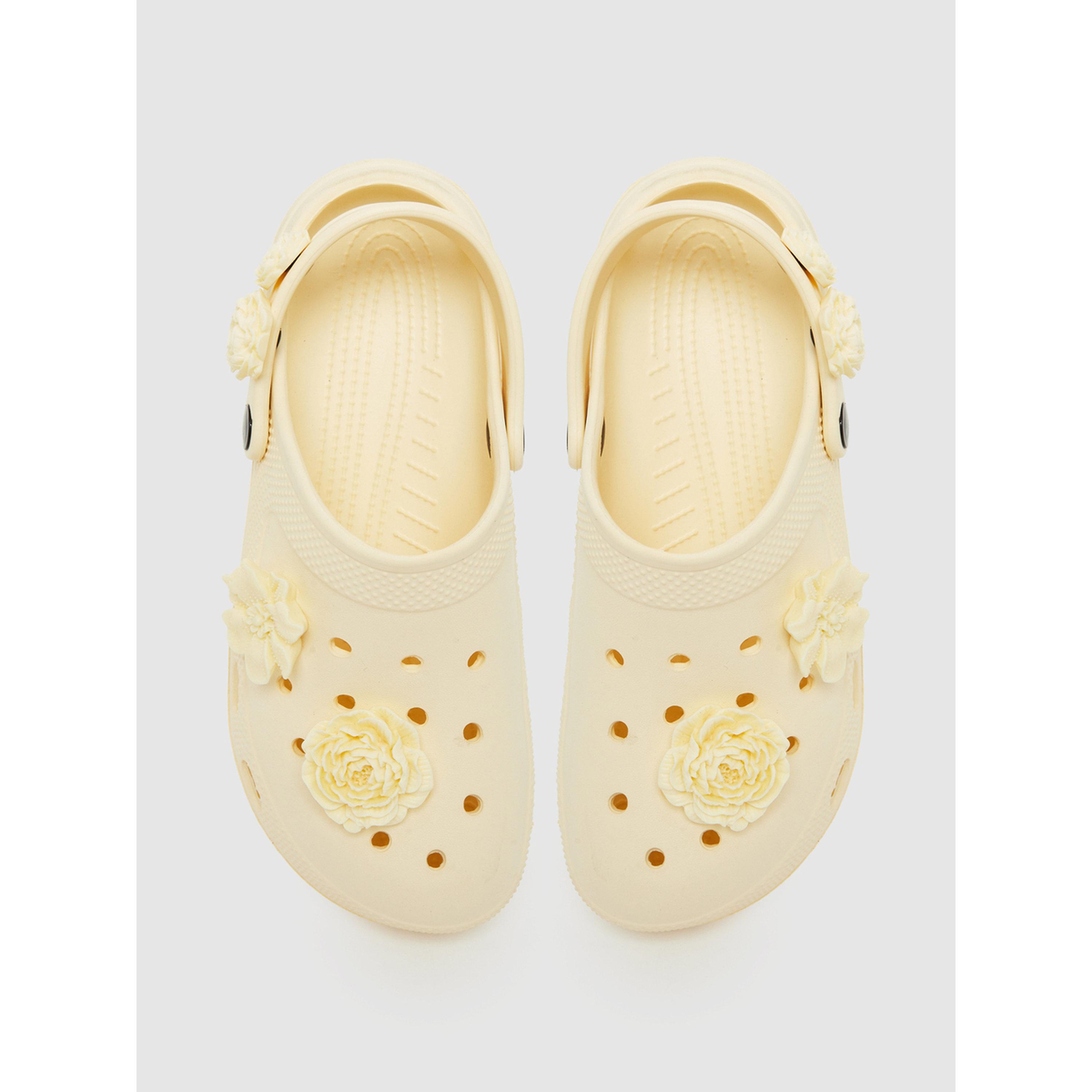Styli Yellow Floral Comfort Slides-women-shoes-flipflopsandslides-image-4