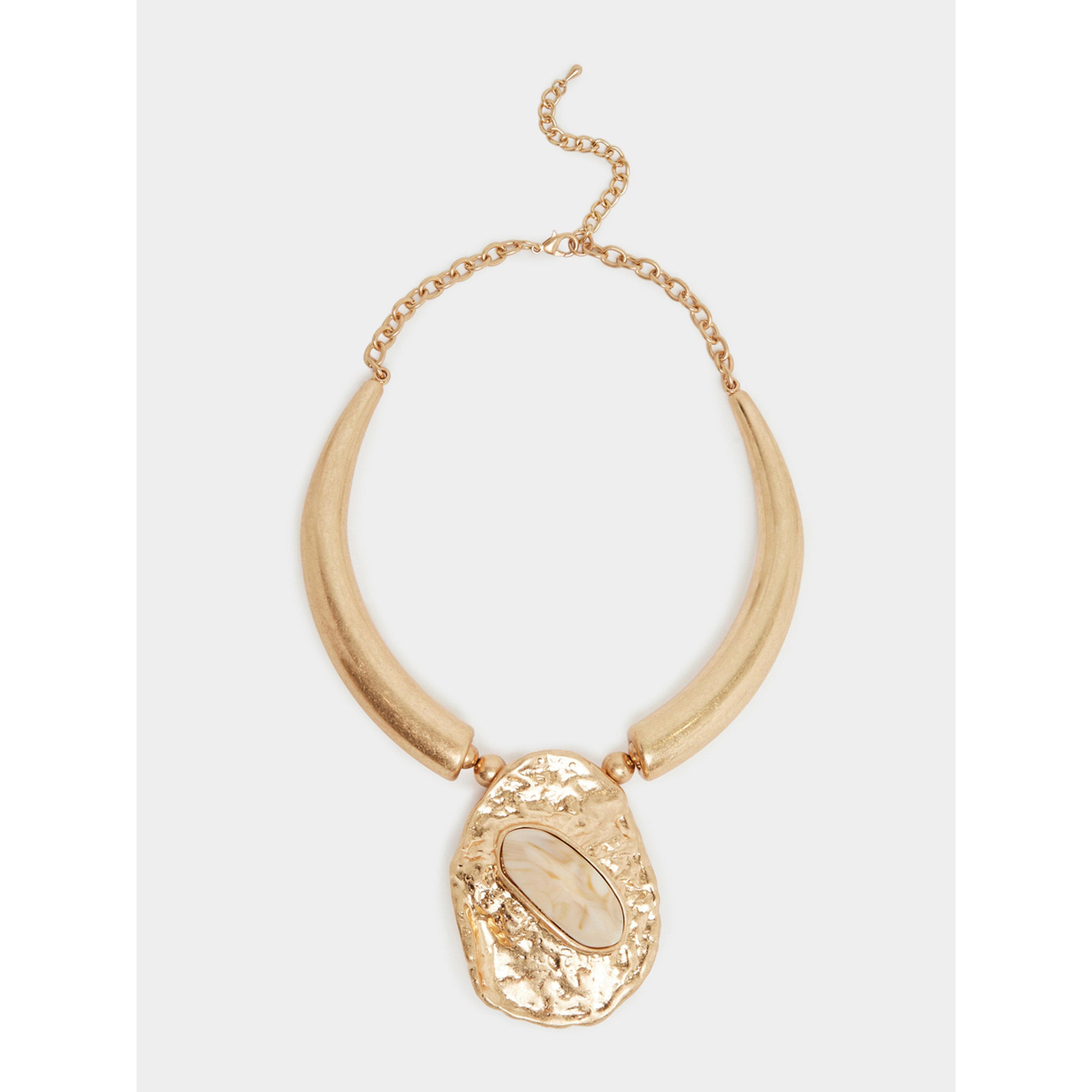 Styli Golden Statement Choker Necklace-women-watchesandjewellery-jewellery-necklacesandpendants-image-1