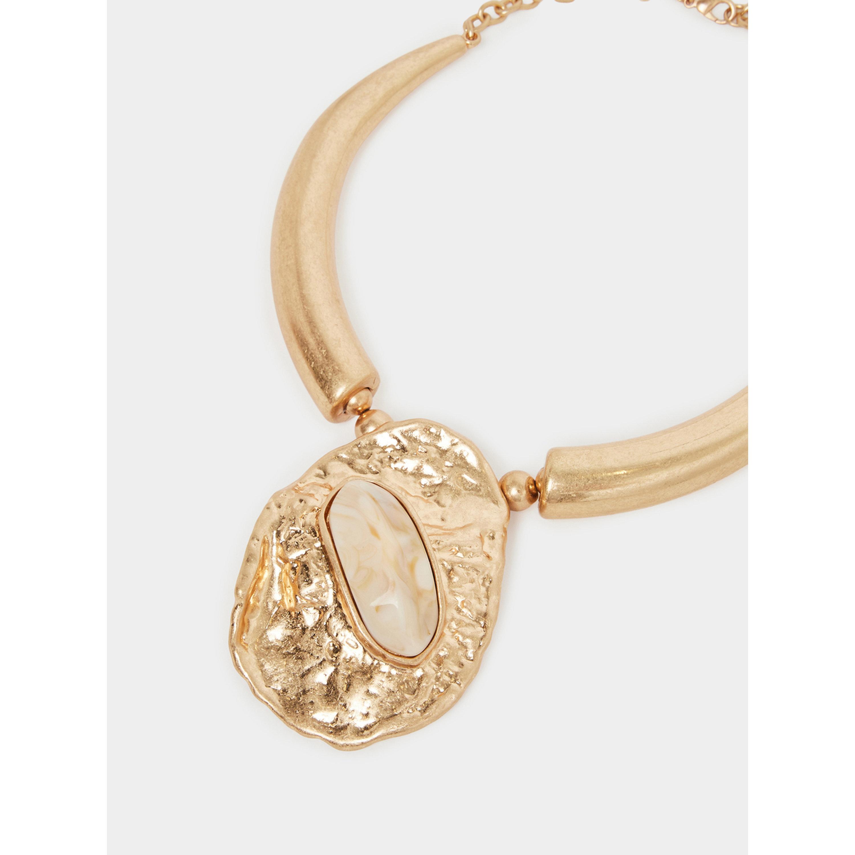 Styli Golden Statement Choker Necklace-women-watchesandjewellery-jewellery-necklacesandpendants-image-3