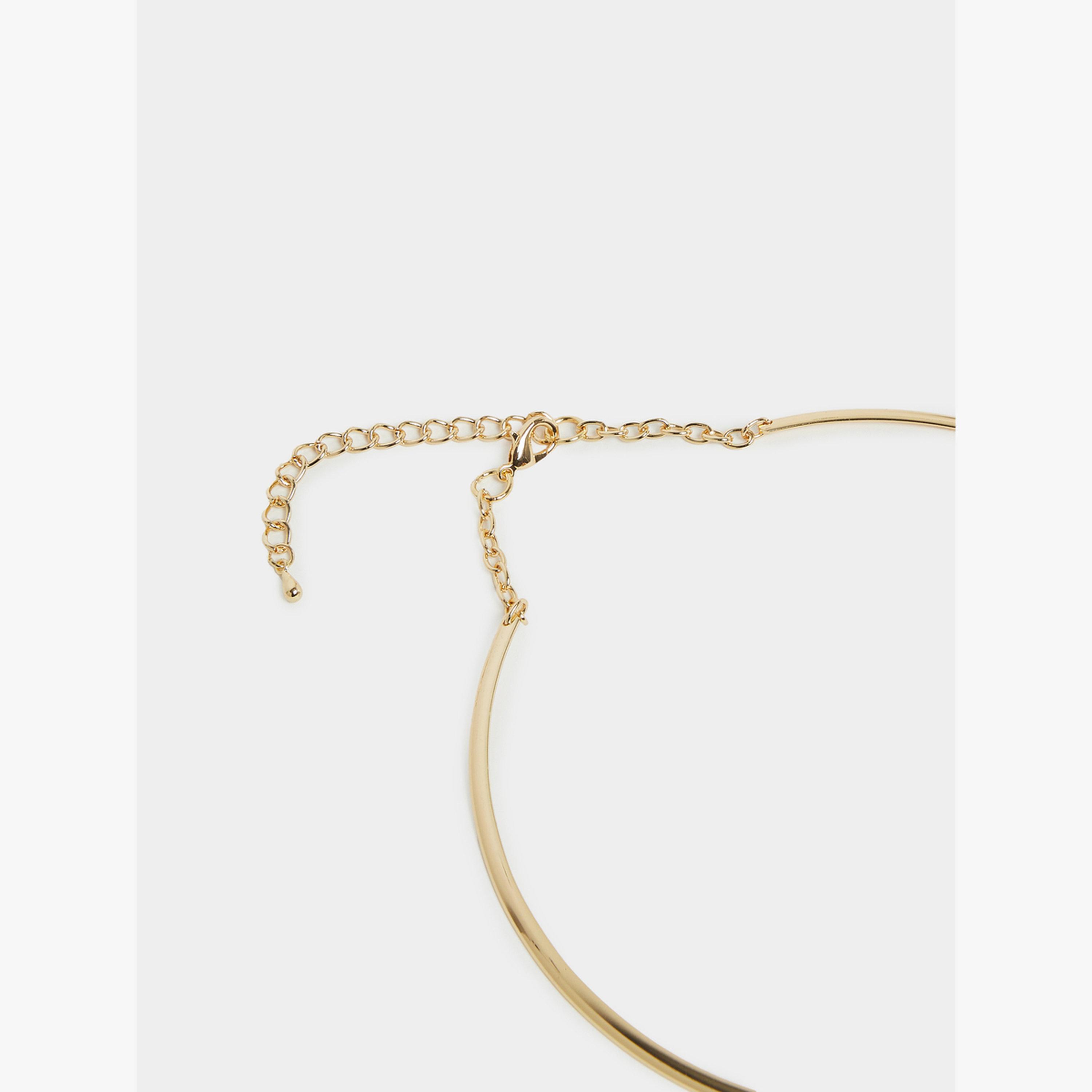 Styli Statement Pendant Choker-women-watchesandjewellery-jewellery-necklacesandpendants-image-5