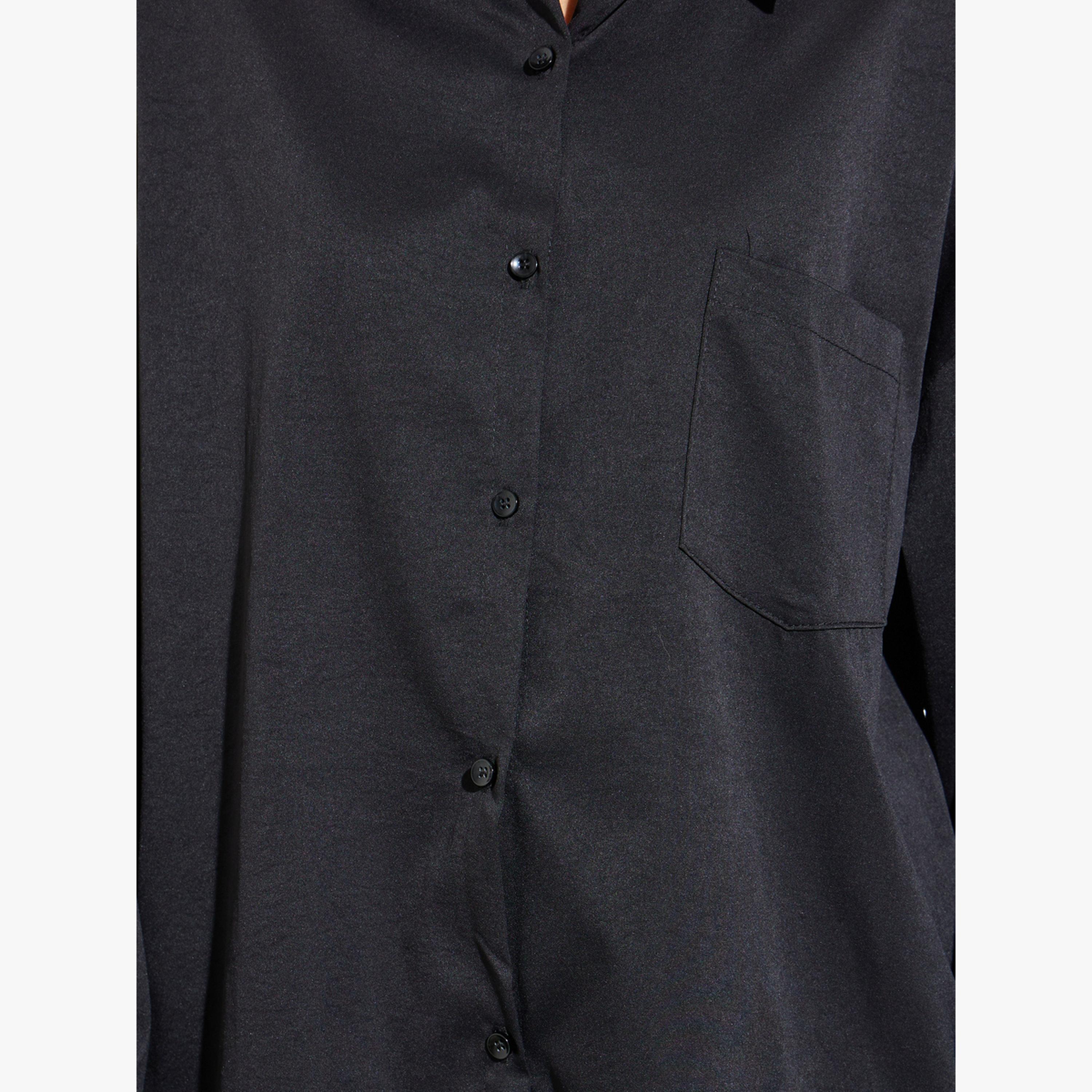 بلوزة بقصة واسعة بأكمام منفوخة-women-clothing-shirtsandblouses-shirts-image-5