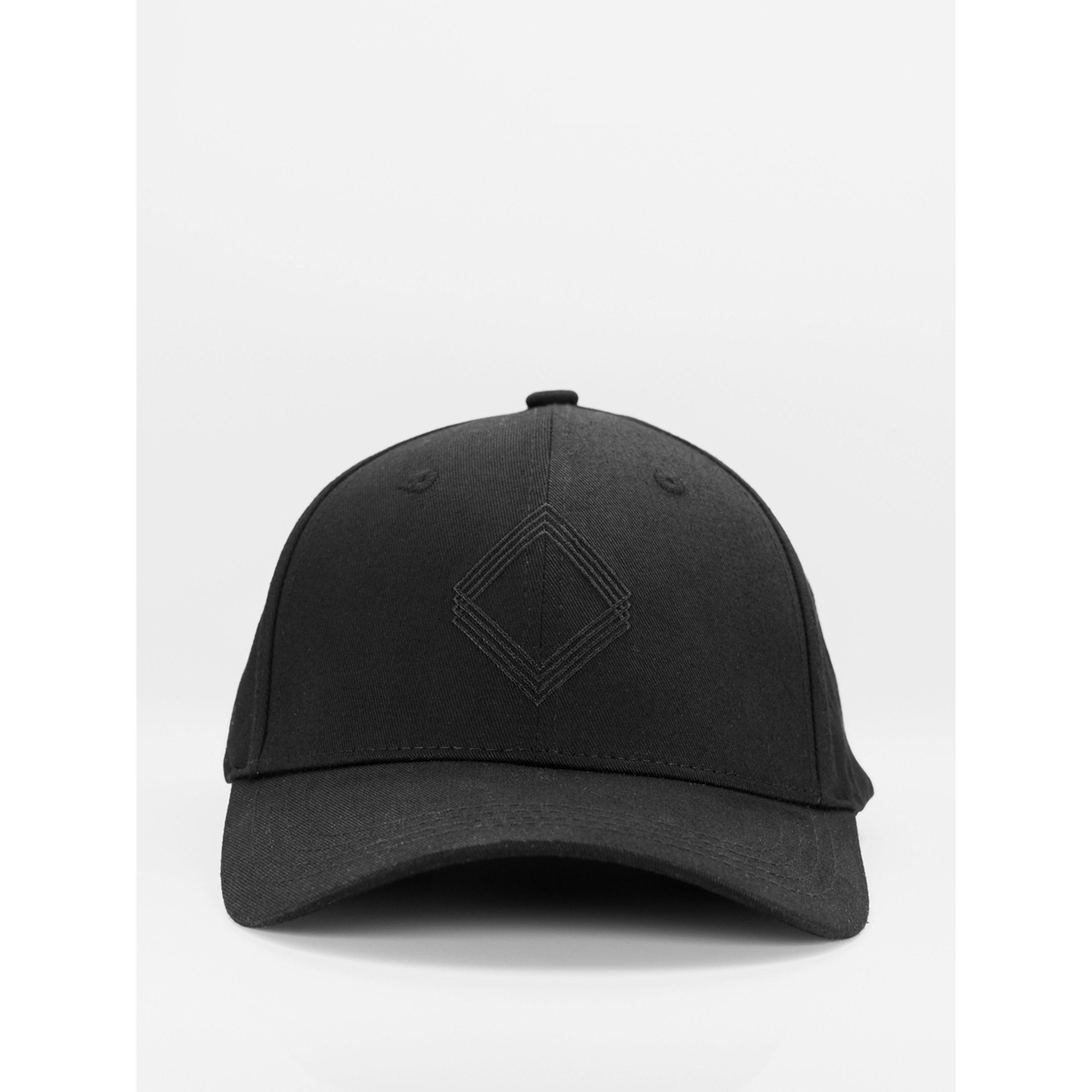 Unidentity Clothing X Styli Black Organic Cotton Baseball Cap-men-caps-image-1