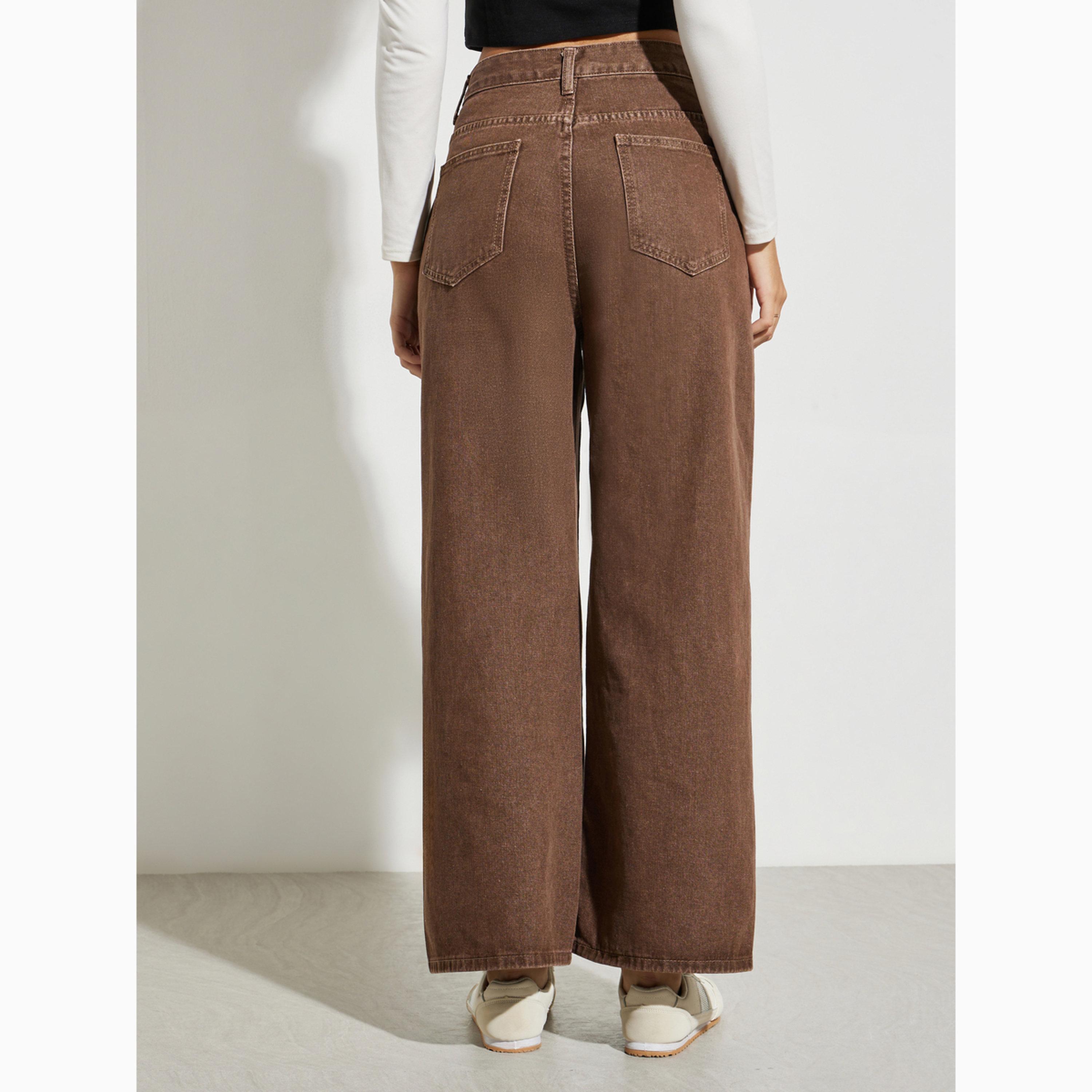 Styli Women Tinted Washed Wide Leg Jeans-women-clothing-bottoms-jeans-image-4