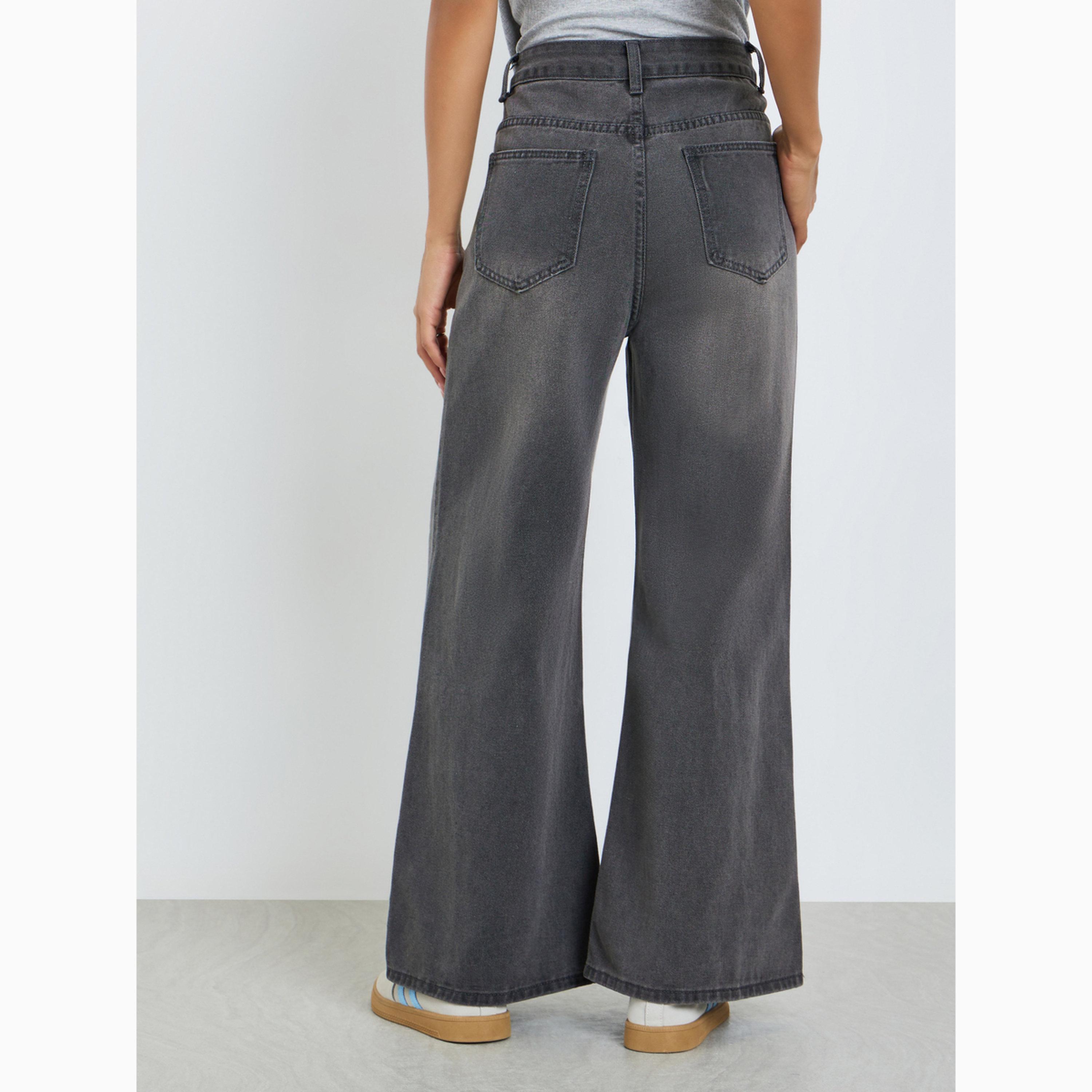Styli High Rise Cut and Sew Wide Leg Jeans-women-clothing-bottoms-jeans-image-4