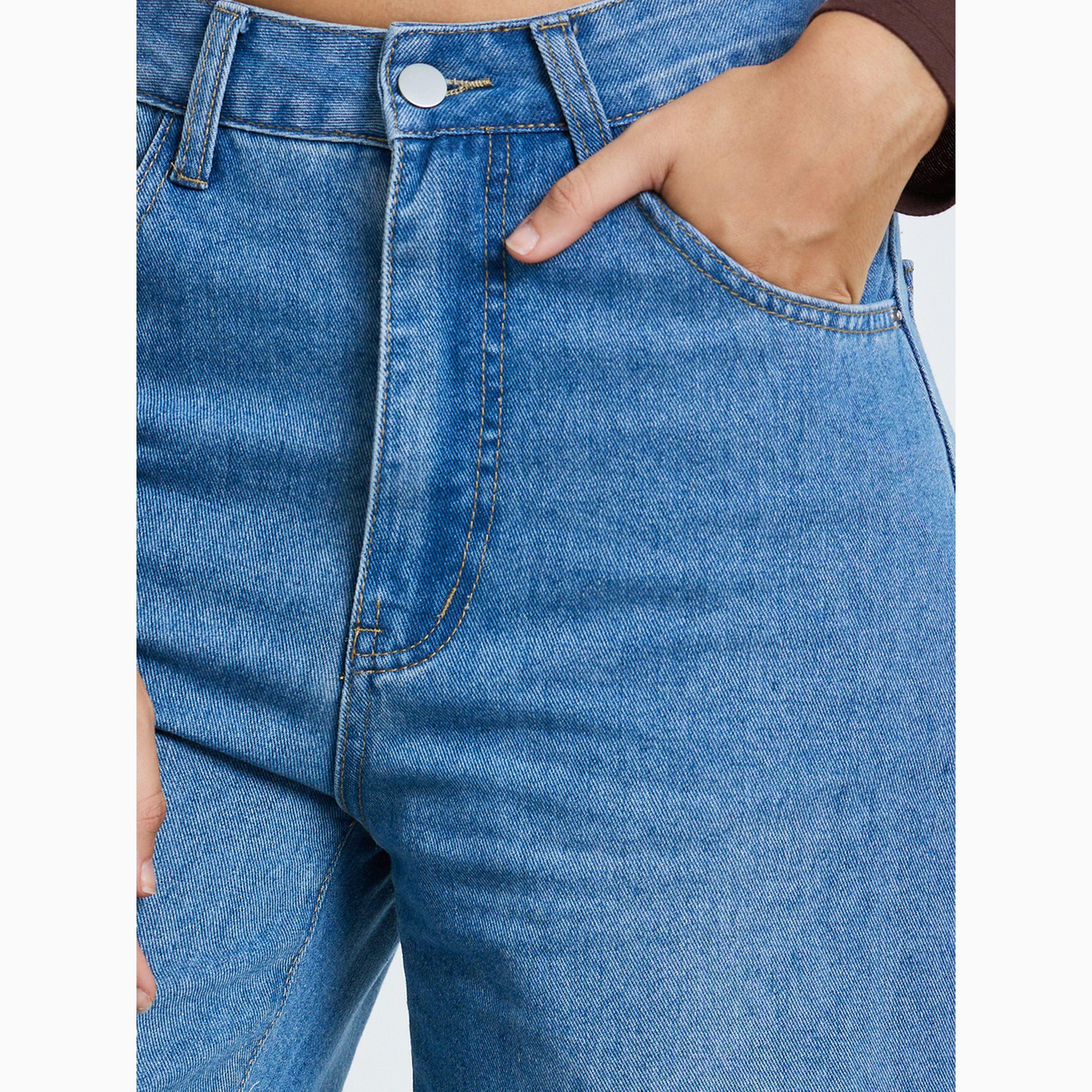 Styli Blue Mid Rise Wide Leg Jeans-women-clothing-bottoms-jeans-image-3