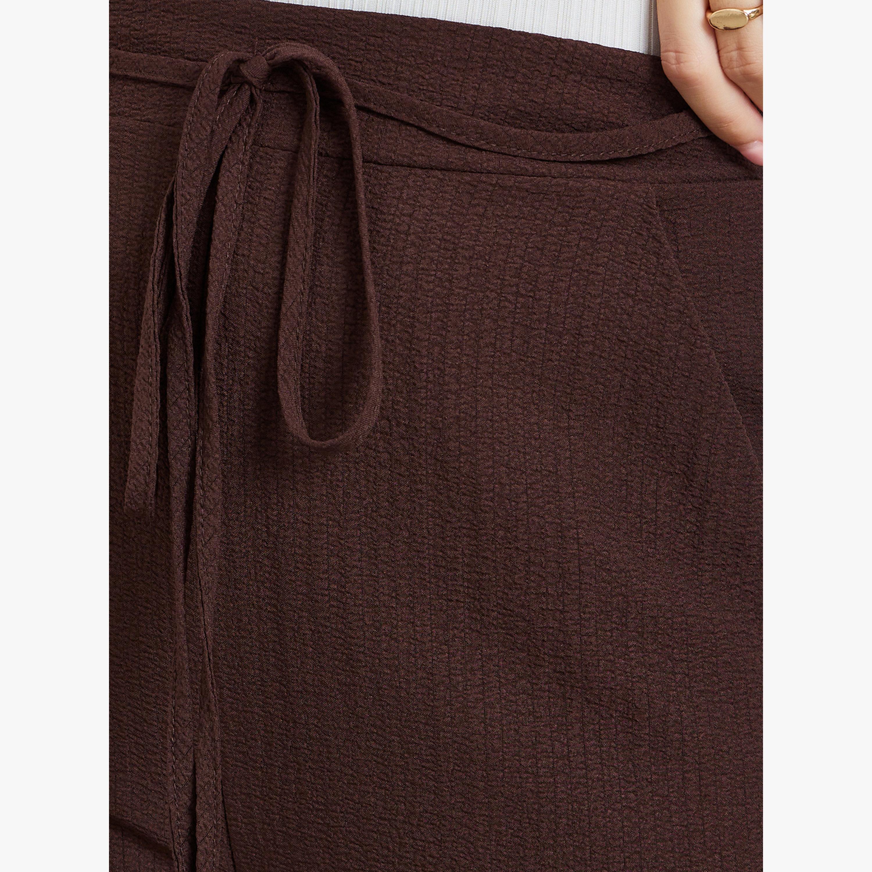 بنطال بأرجل واسعة ورباط-women-clothing-bottoms-joggers-image-3