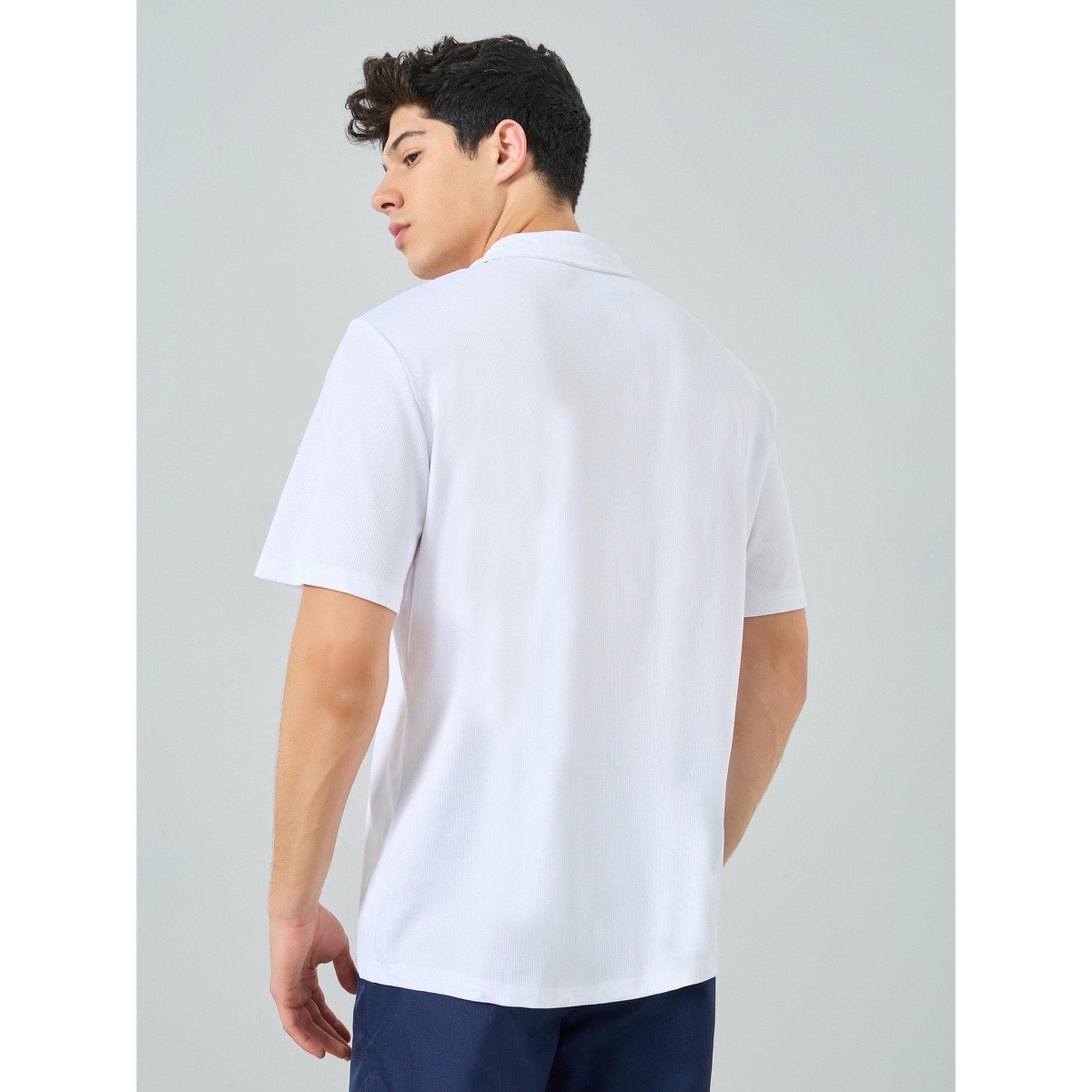 Take Two Men White Notched Collar Short Sleeve Shirt-men-clothing-shirts-image-4