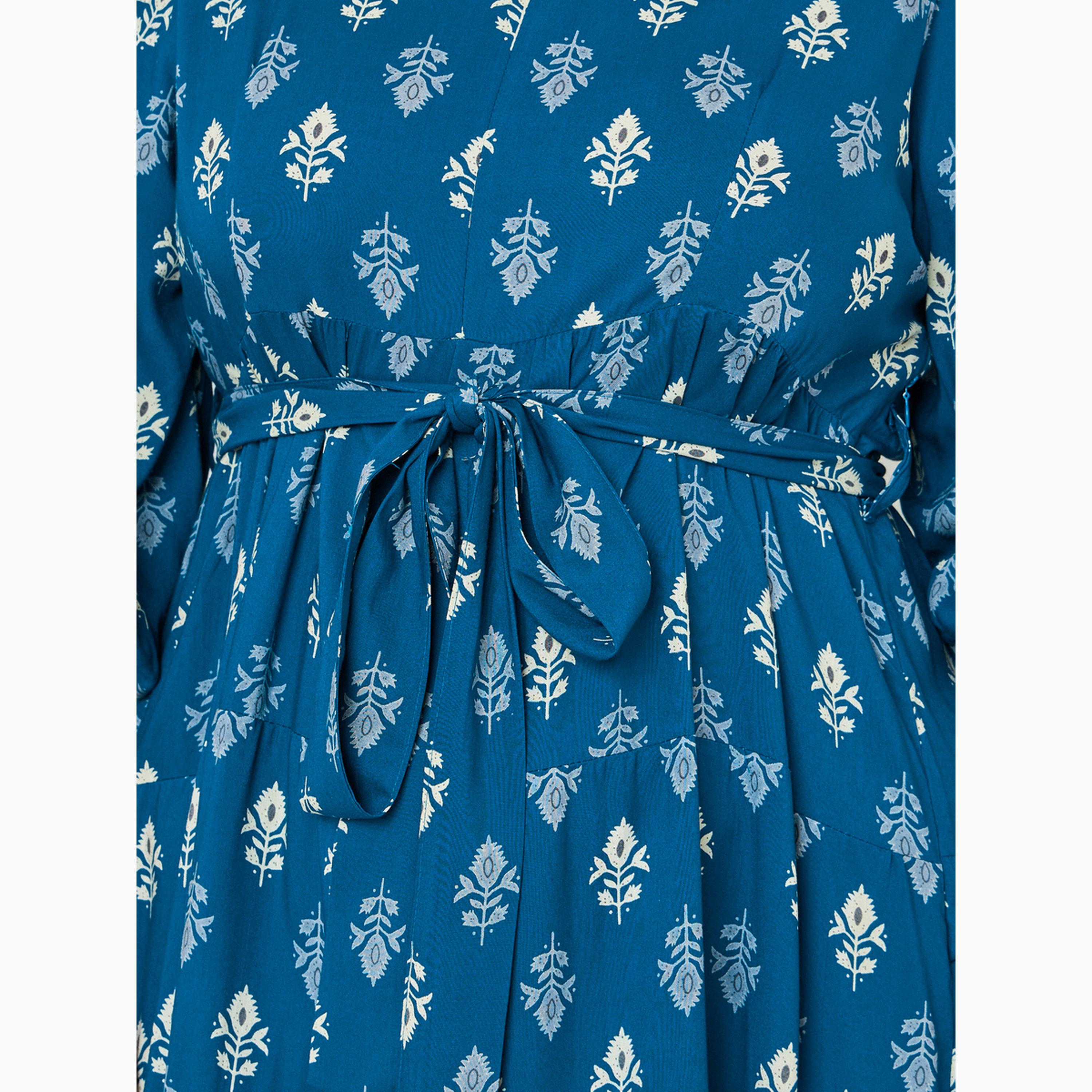Styli Plus Size Printed Tiered Midi Dress-women-clothing-dresses-image-5