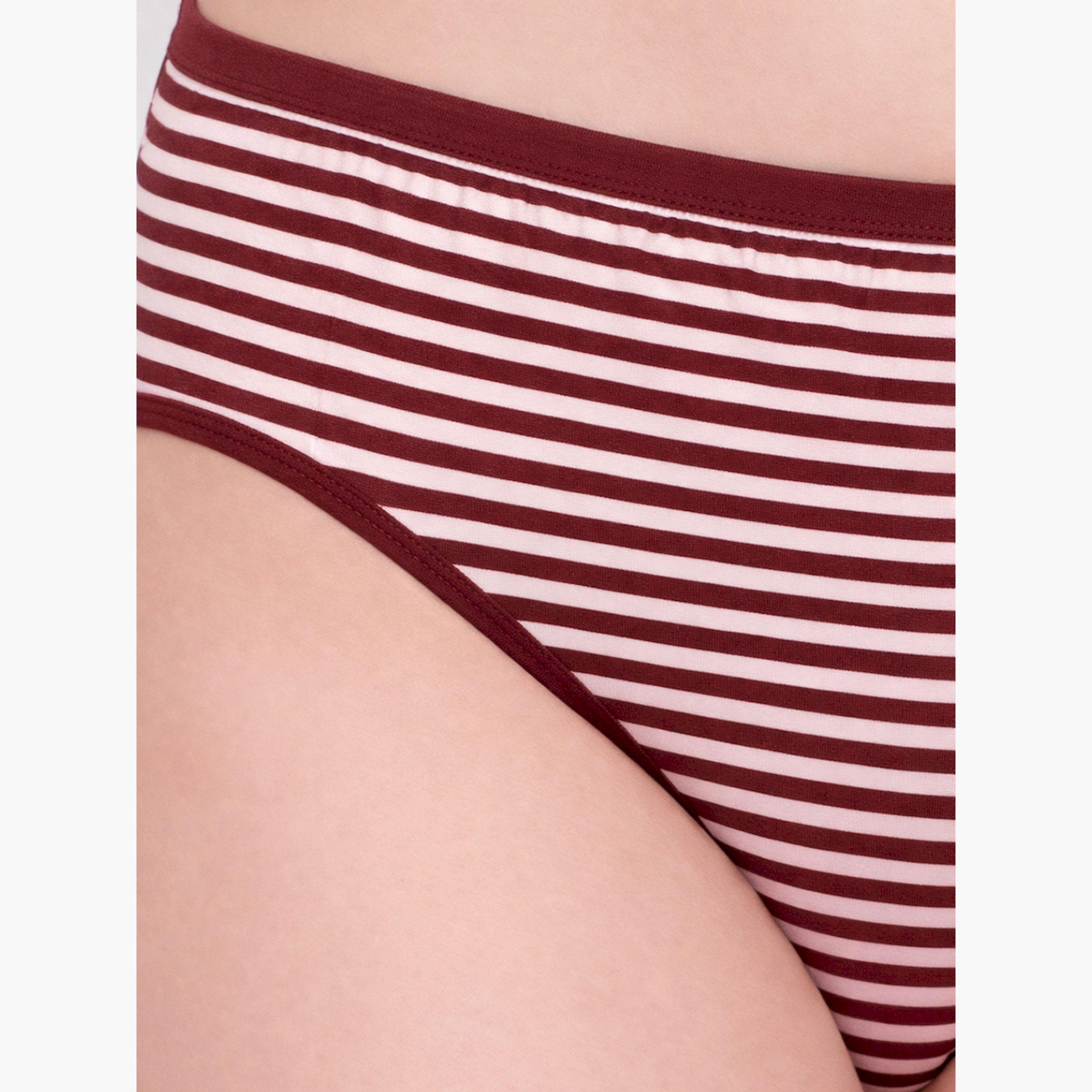 مجموعة من 3 سروايل داخلية مخططة-women-clothing-lingerie-panties-image-2