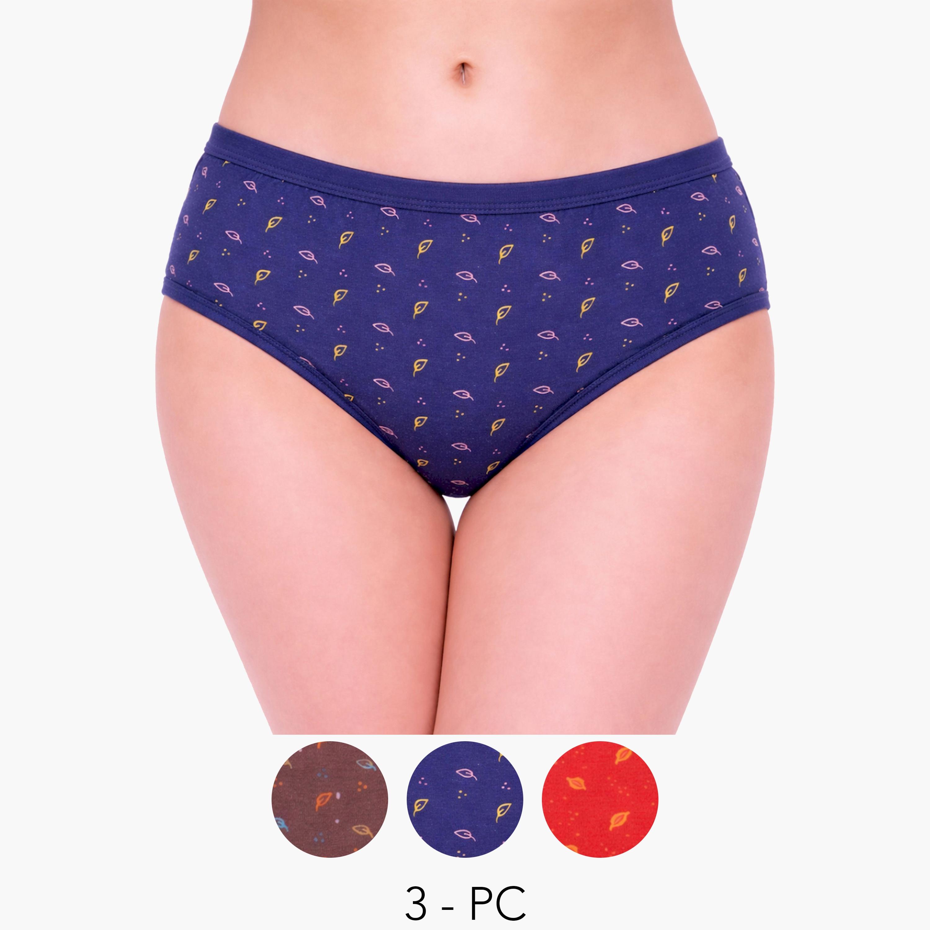 مجموعة من 3 سراويل داخلية  بطبعات-women-clothing-lingerie-panties-image-1