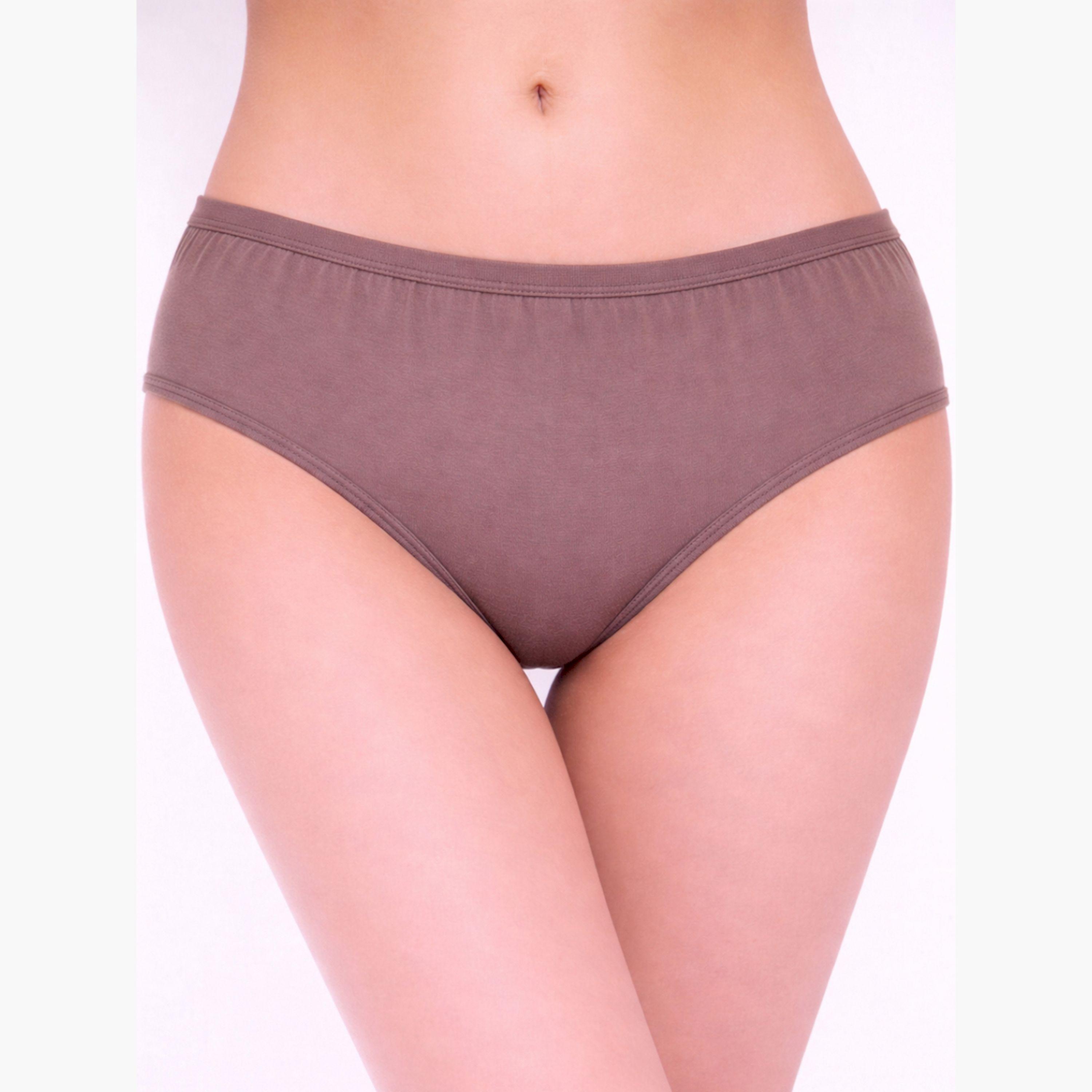 Take Two Pack of 3 - Solid Mid Rise Briefs-women-clothing-lingerie-panties-image-3